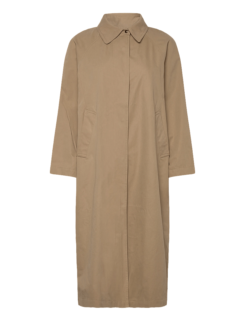 Brixtol Textiles - Esme Khaki - trenchcoats - khaki - 0