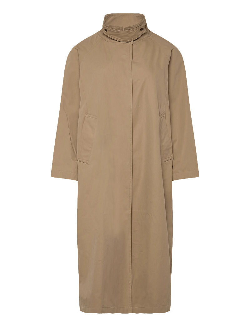 Brixtol Textiles - Esme Khaki - trenchcoats - khaki - 1