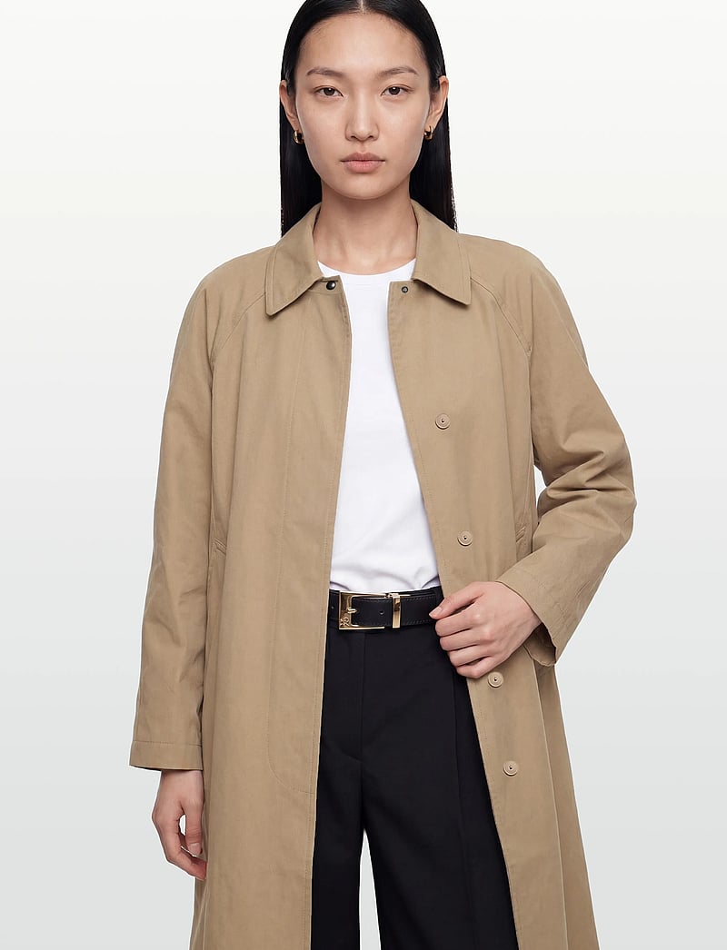 Brixtol Textiles - Esme Khaki - trenchcoats - khaki - 4