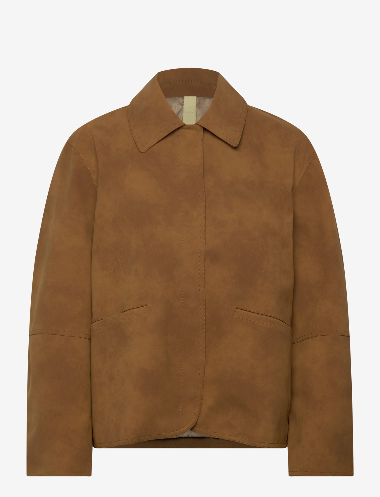 Brixtol Textiles - Kai Faux Suede Tan - utility-jacken - tan - 0