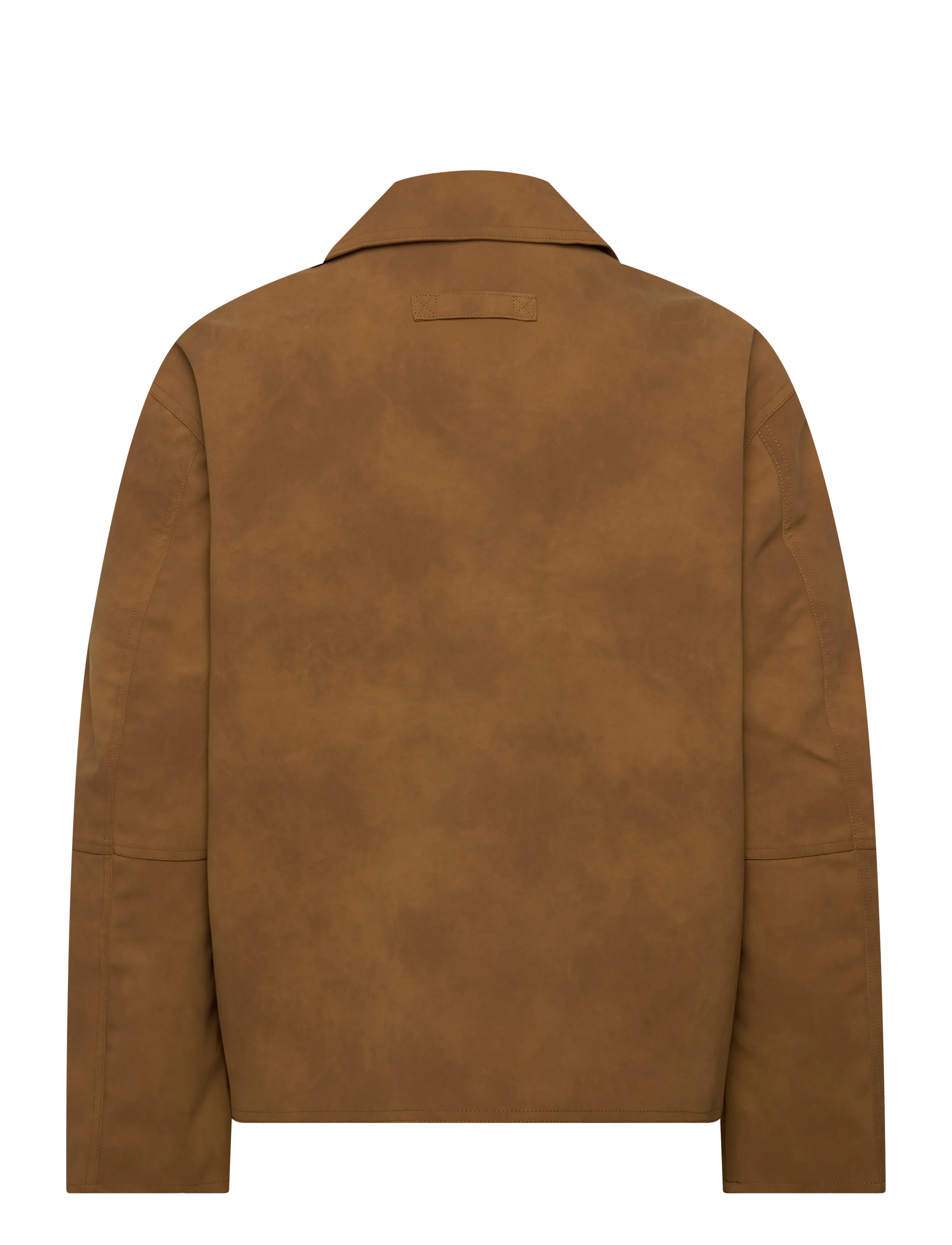 Brixtol Textiles - Kai Faux Suede Tan - utility-jacken - tan - 2