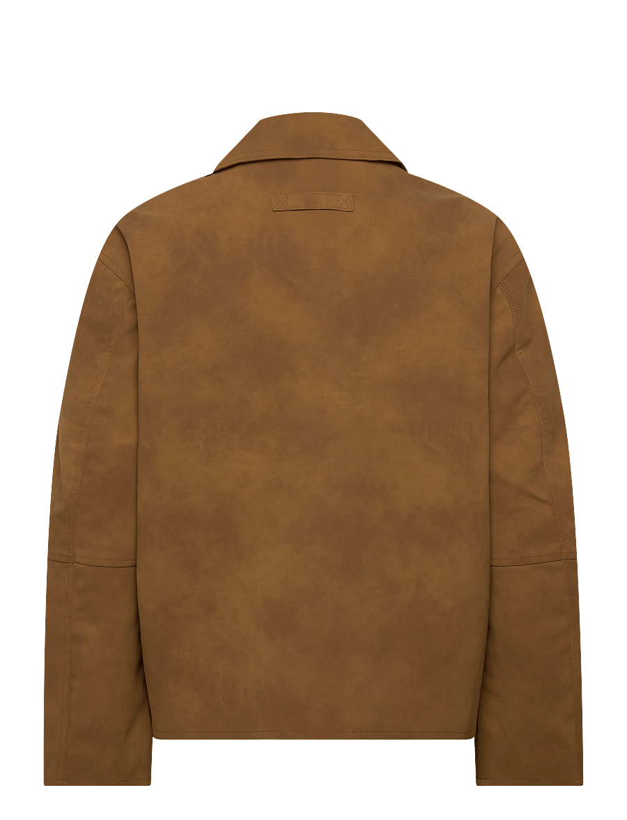 Brixtol Textiles - Kai Faux Suede Tan - utility jassen - tan - 2