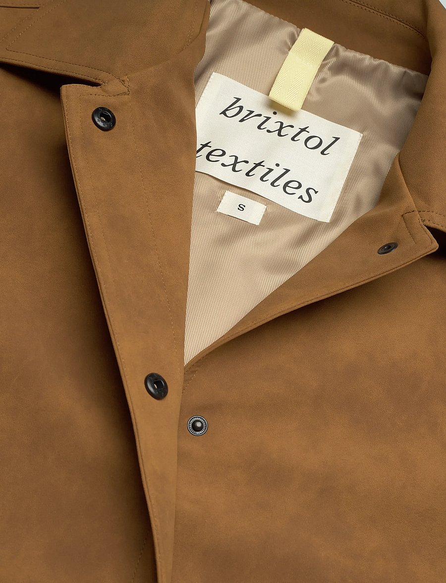 Brixtol Textiles - Kai Faux Suede Tan - utility jassen - tan - 5