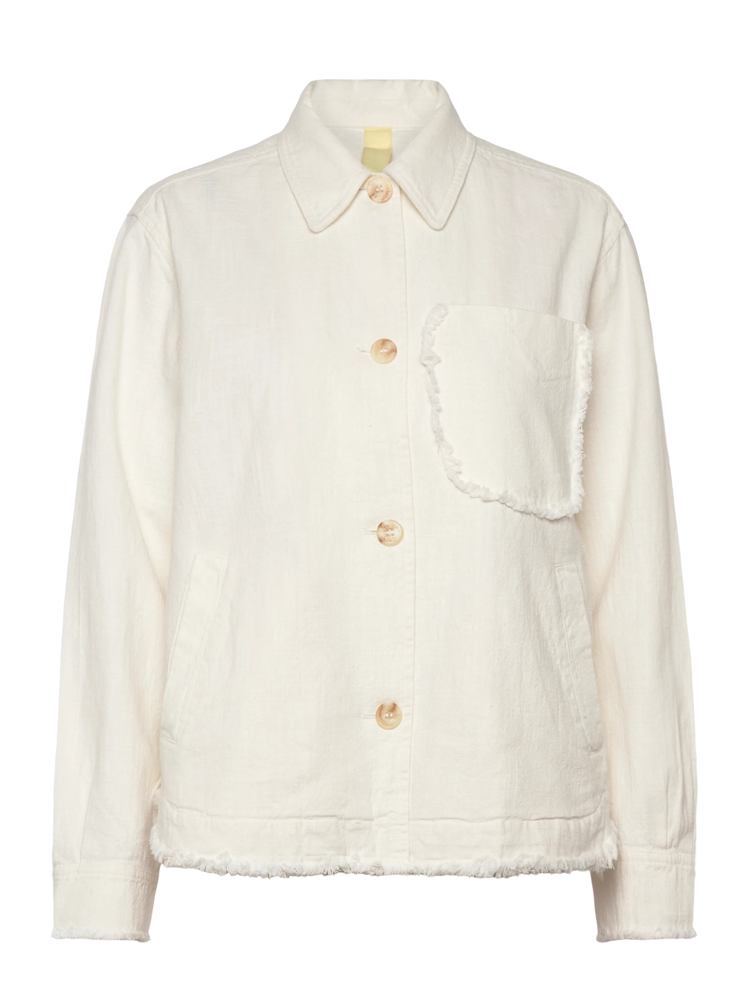 BRIXTOL TEXTILES Ally Distressed Cream - L - Damen