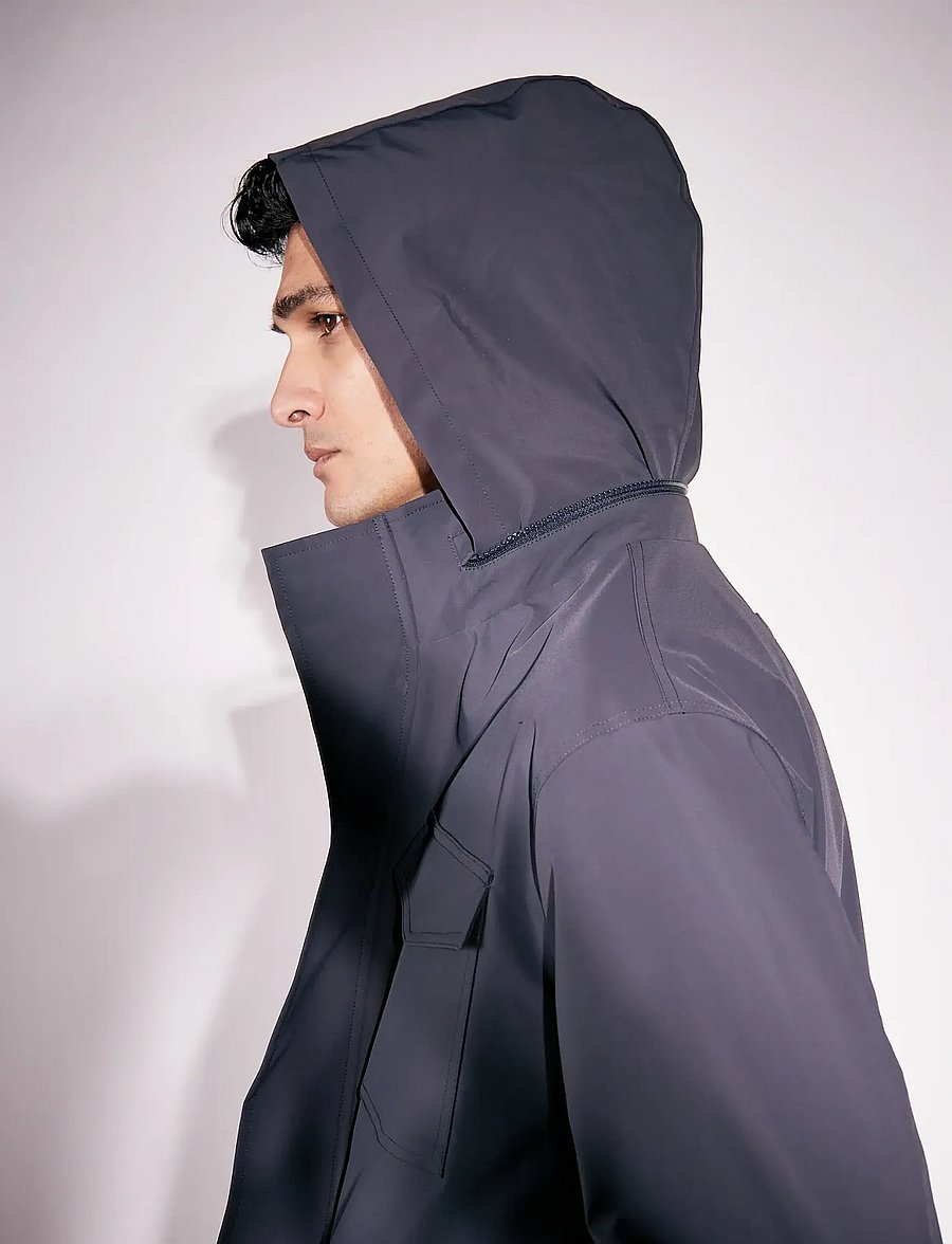 Brixtol Textiles - Fraser Green Stone - Õhukesed jakid - dark navy - 3