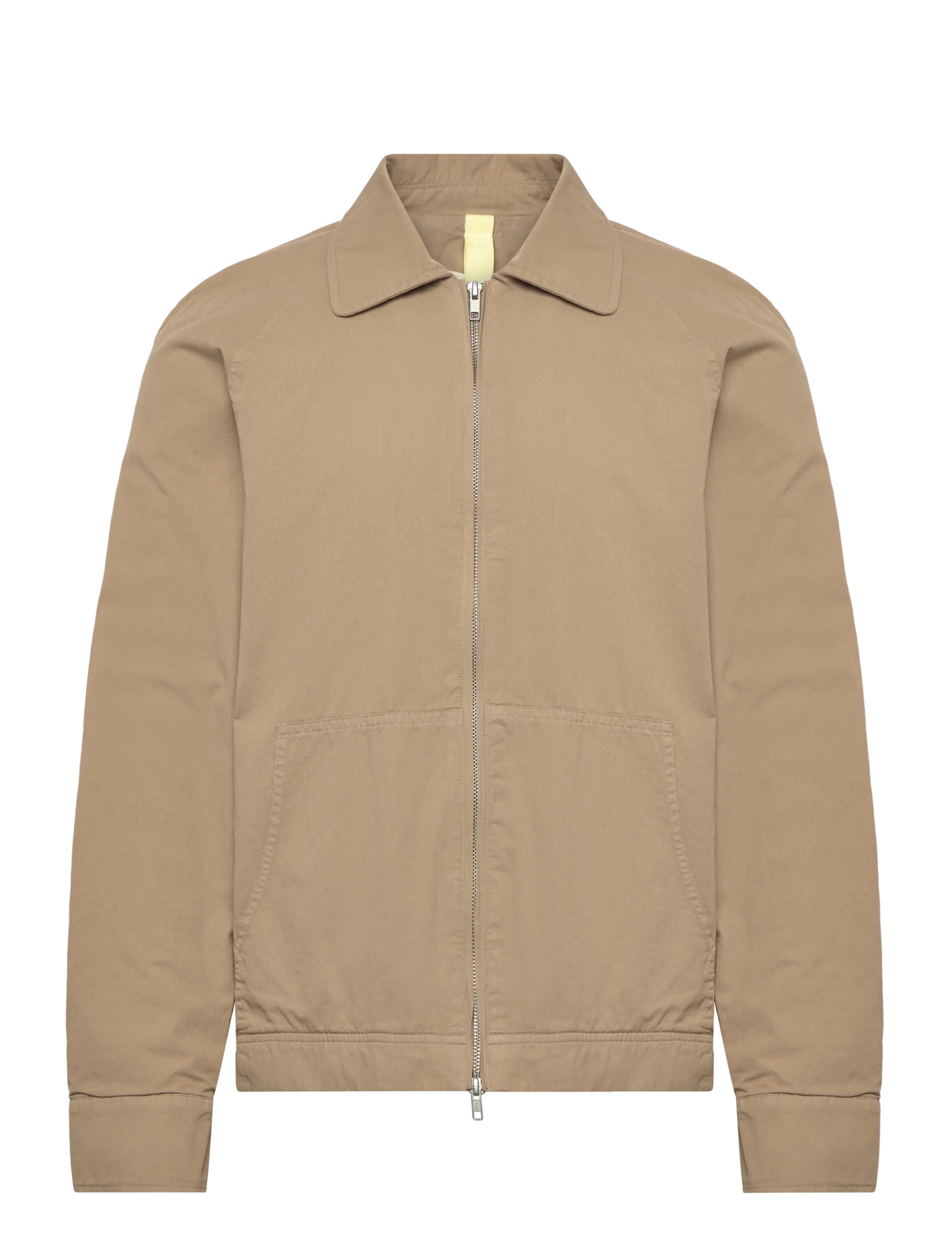 BRIXTOL TEXTILES Carter Twill Washed Khaki Khaki - L - Herren