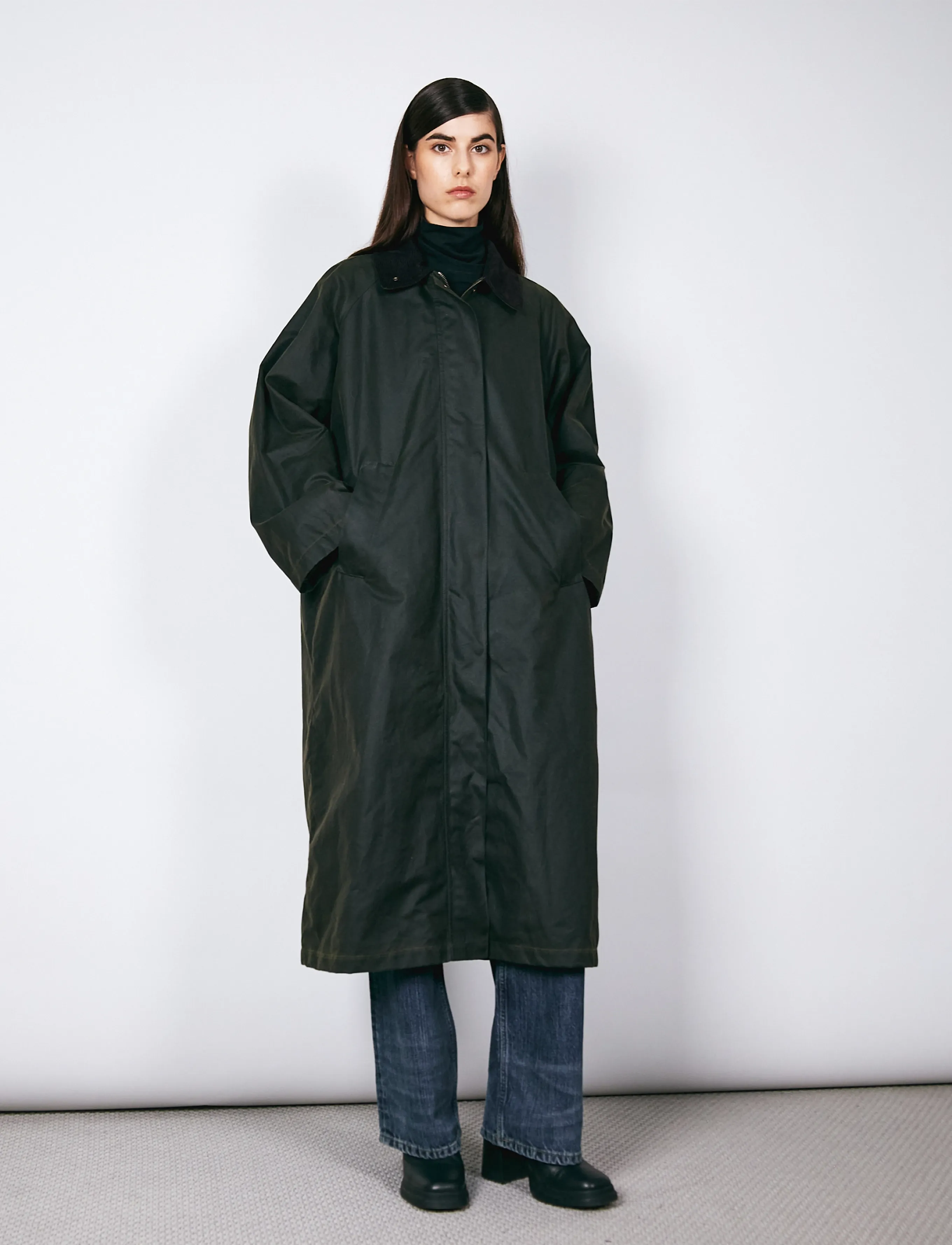 Brixtol Textiles Brooks Wax - Fashion Trends - OLIVE / khaki/green