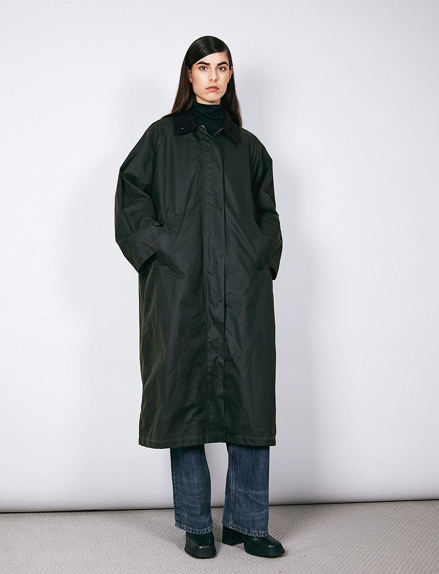 Brixtol Textiles - Brooks Wax - winter jackets - olive - 0