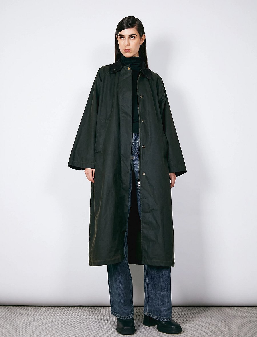 Brixtol Textiles - Brooks Wax - winter jackets - olive - 3