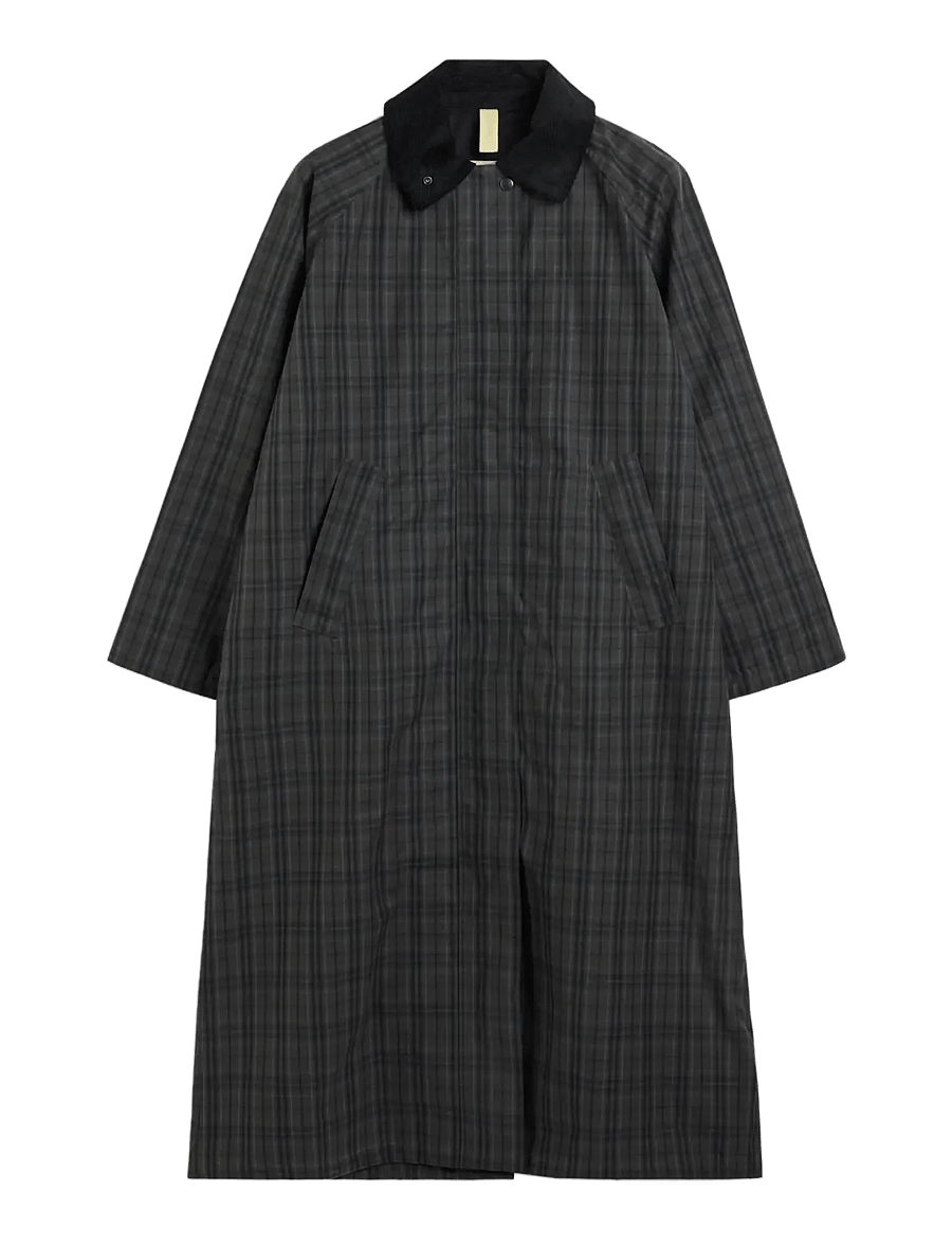 Brixtol Textiles - Brooks Wax - regenmäntel - black check - 1