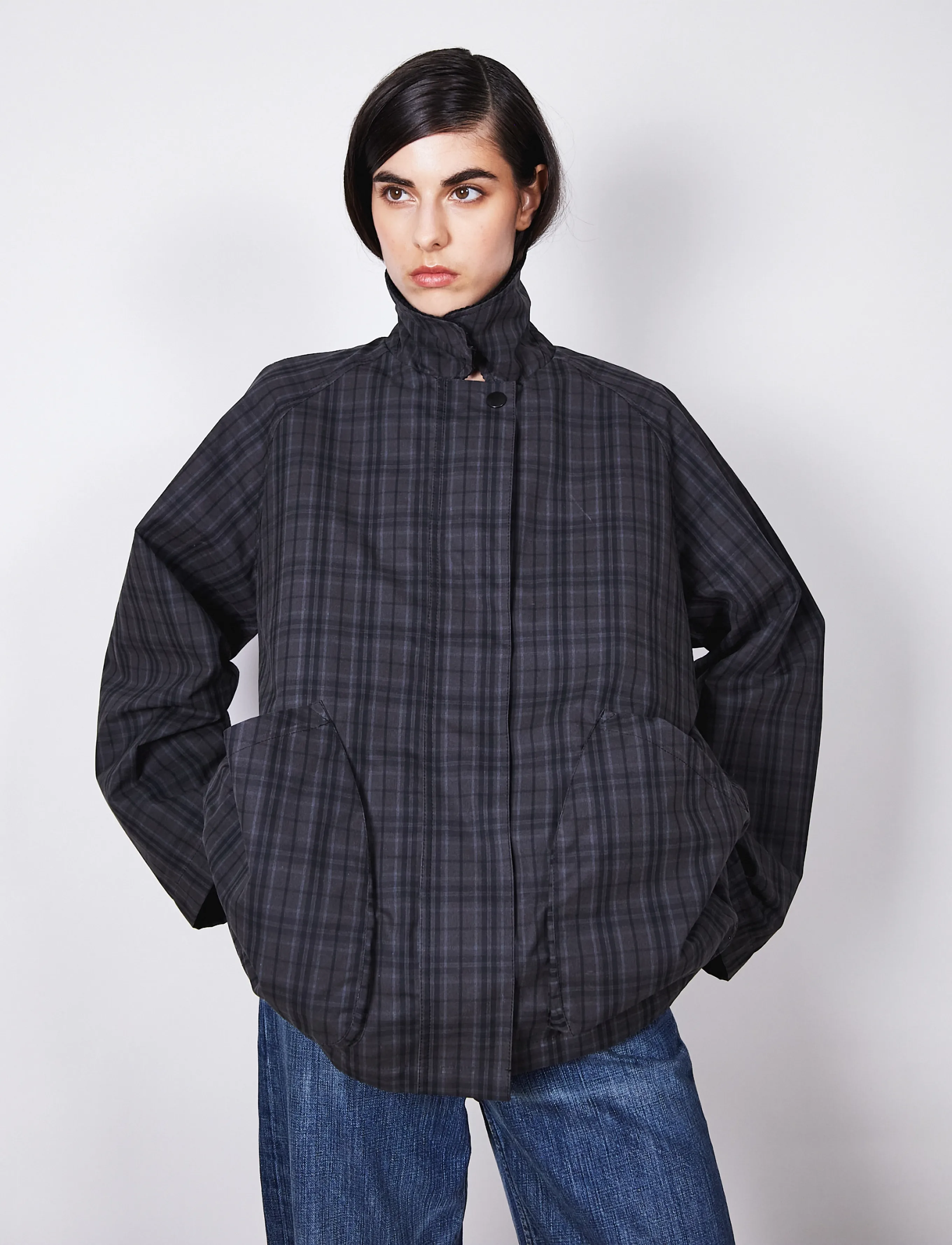 Brixtol Textiles Davonna - Modetrends - BLACK CHECK / black