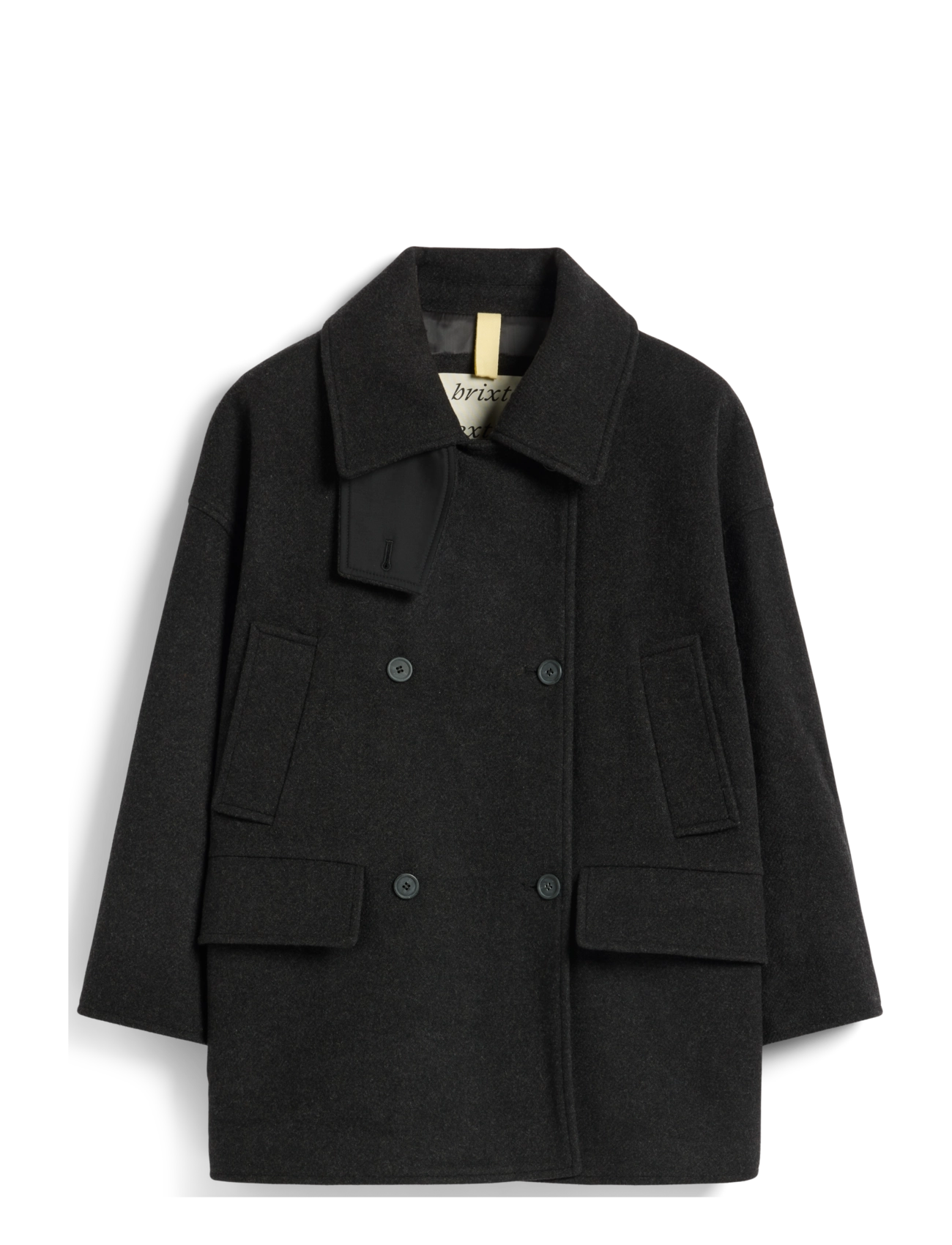 Brixtol Textiles - Skye - winterjacken - black melange - 1