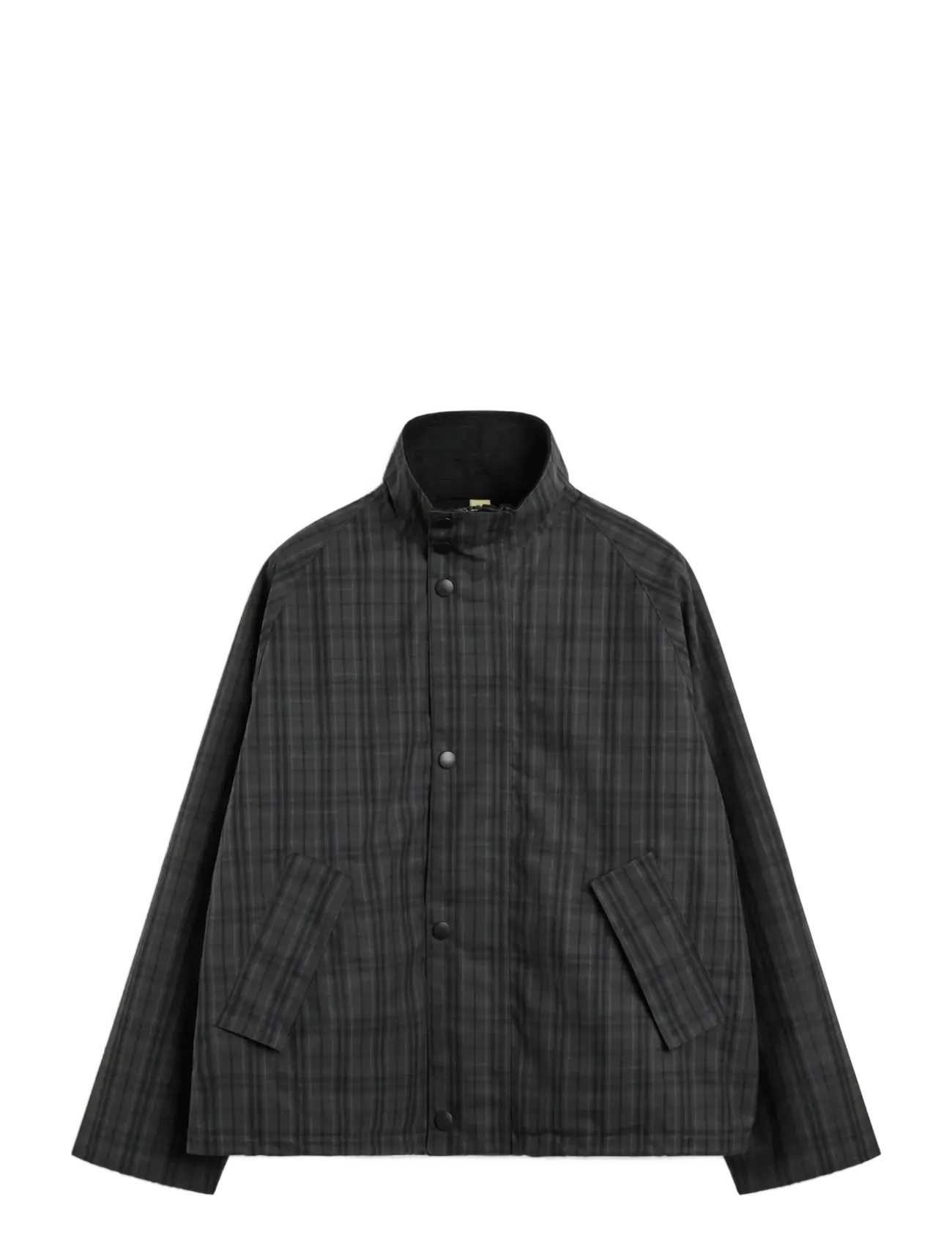 Brixtol Textiles - Wren - utility-jacken - black check - 2