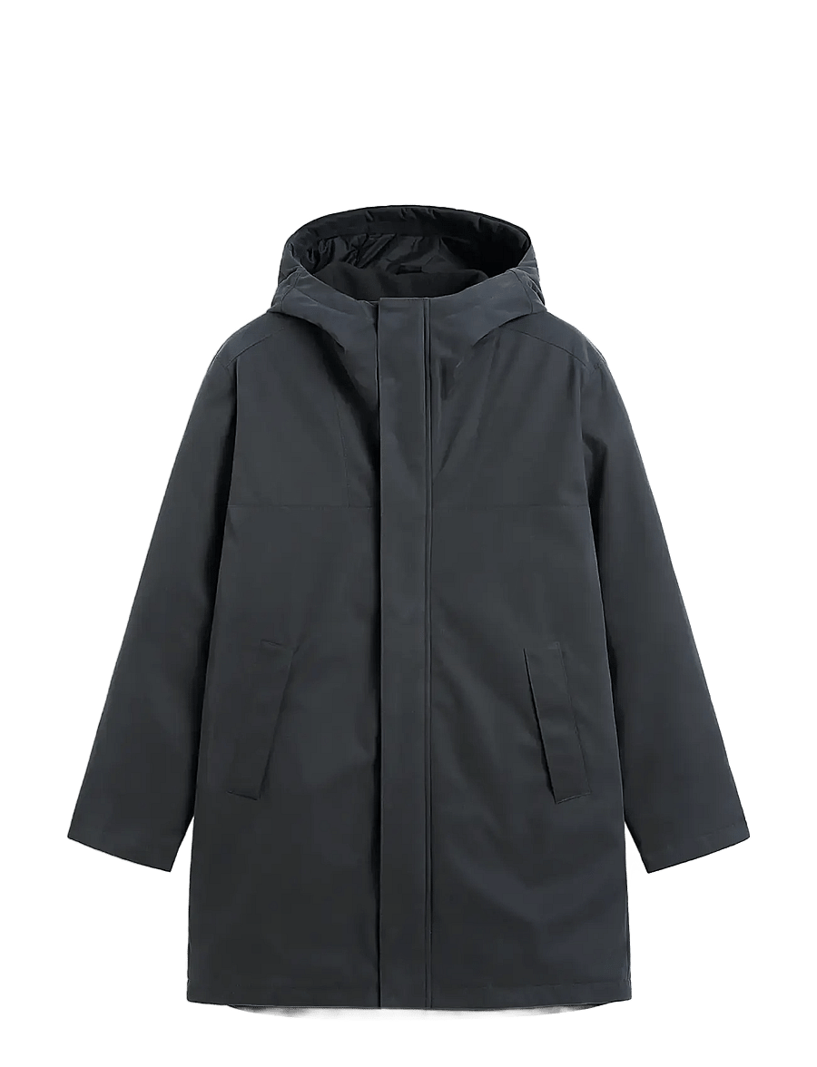 Brixtol Textiles - Bryson Cotton - winter jackets - black - 1