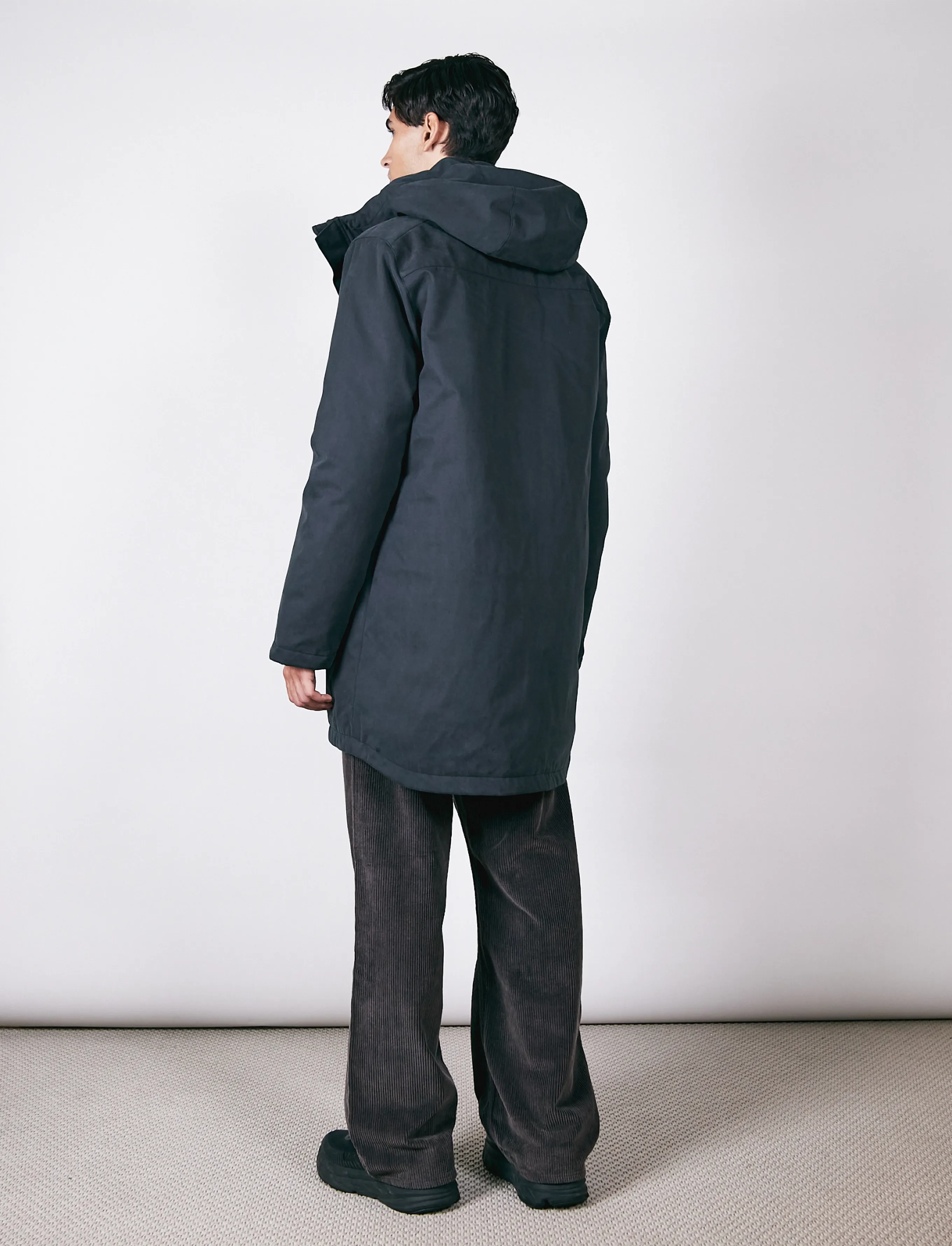 Brixtol Textiles - Bryson Cotton - winter jackets - black - 2