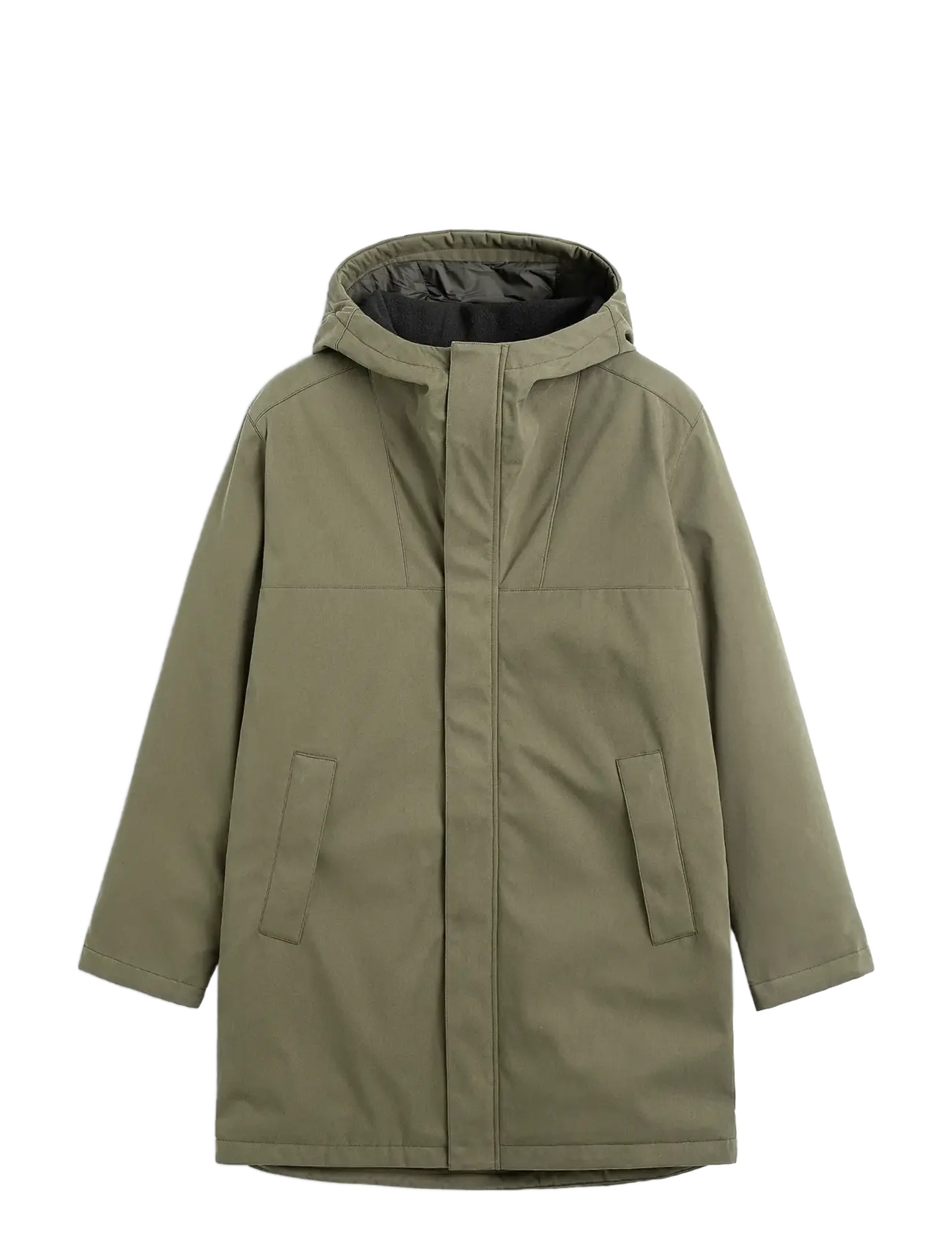 Brixtol Textiles - Bryson Cotton - winter jackets - deep fern - 1