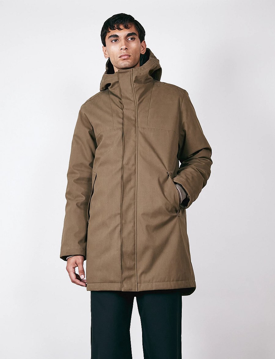 Brixtol Textiles - Bryson Cotton - winter jackets - deep fern - 0