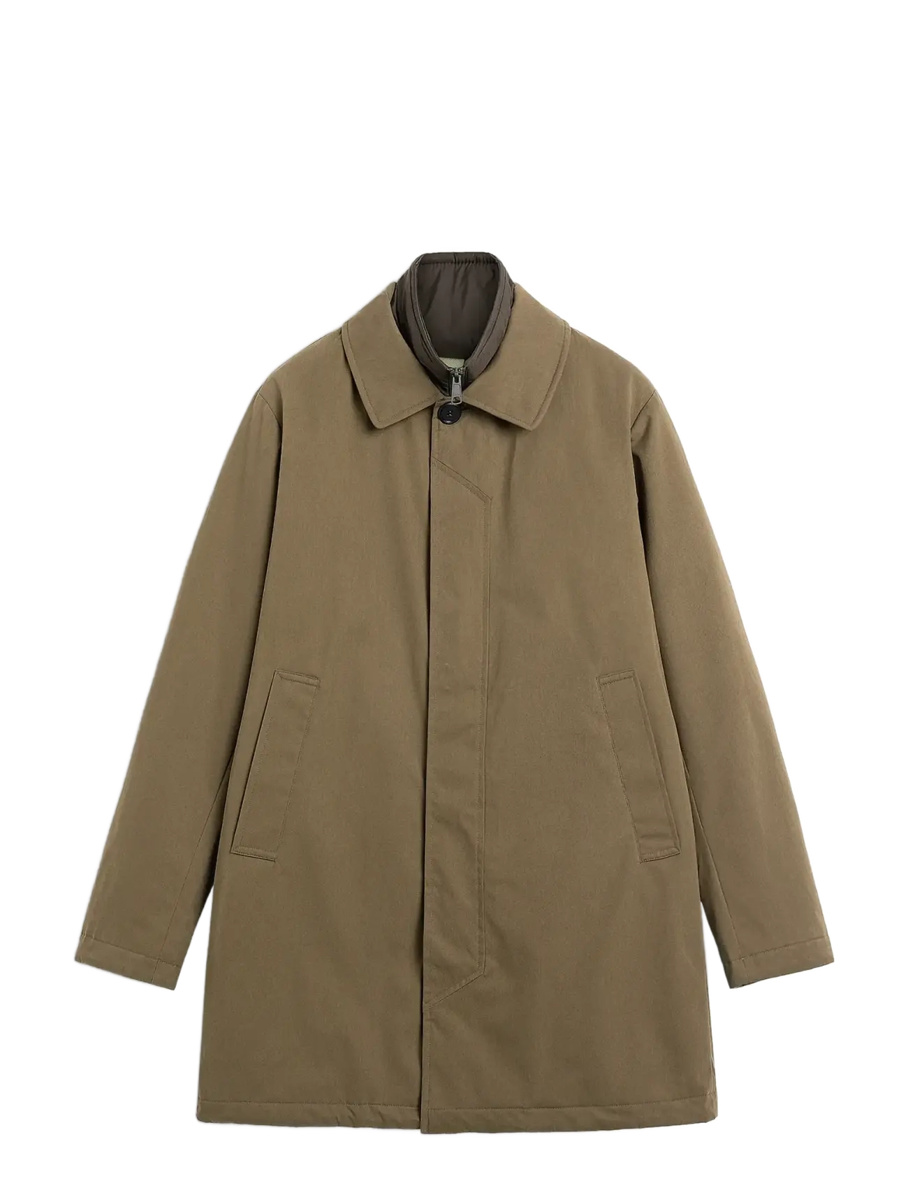 Brixtol Textiles - Duncan Cotton - hybrid-jacken - deep fern - 1