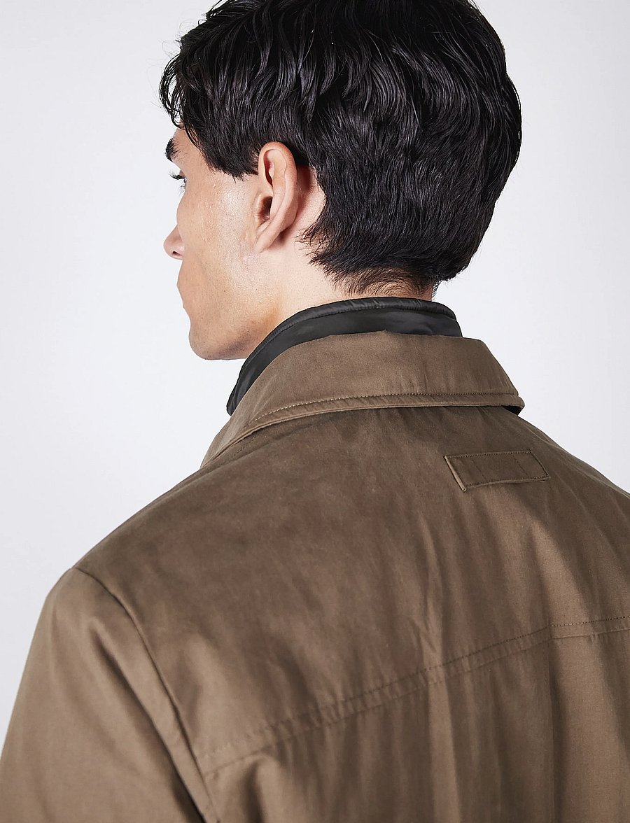 Brixtol Textiles - Duncan Cotton - hybrid-jacken - deep fern - 4