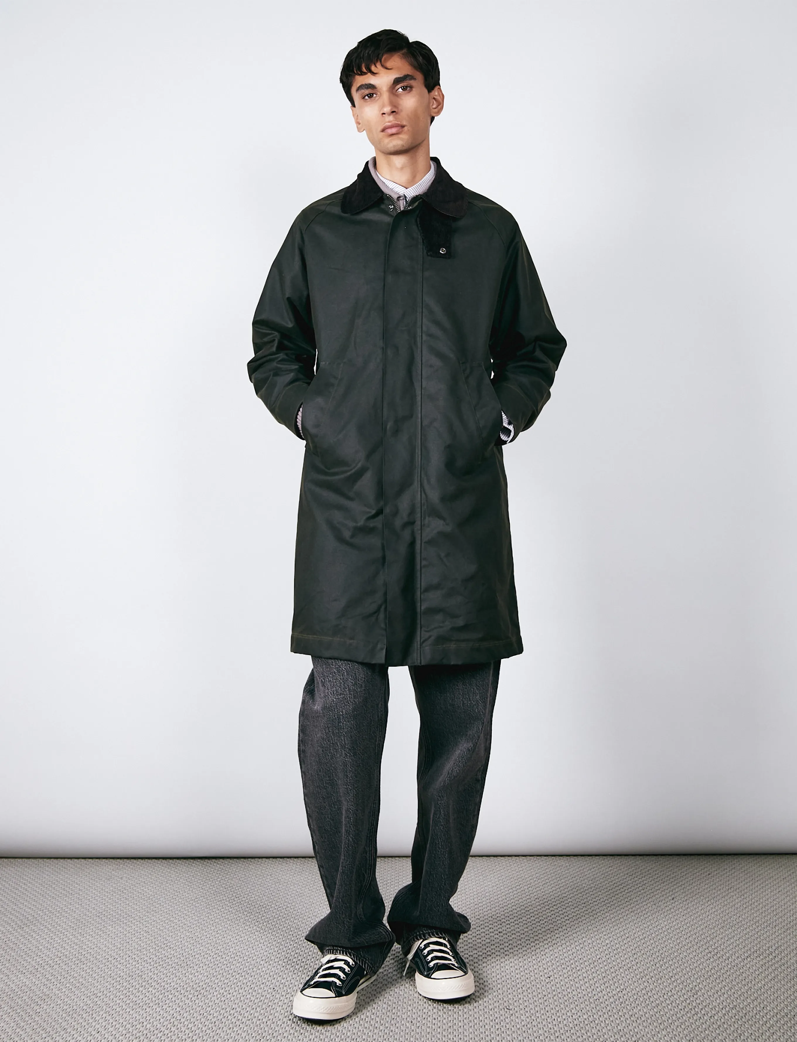 Brixtol Textiles - Hayden - olive - 2