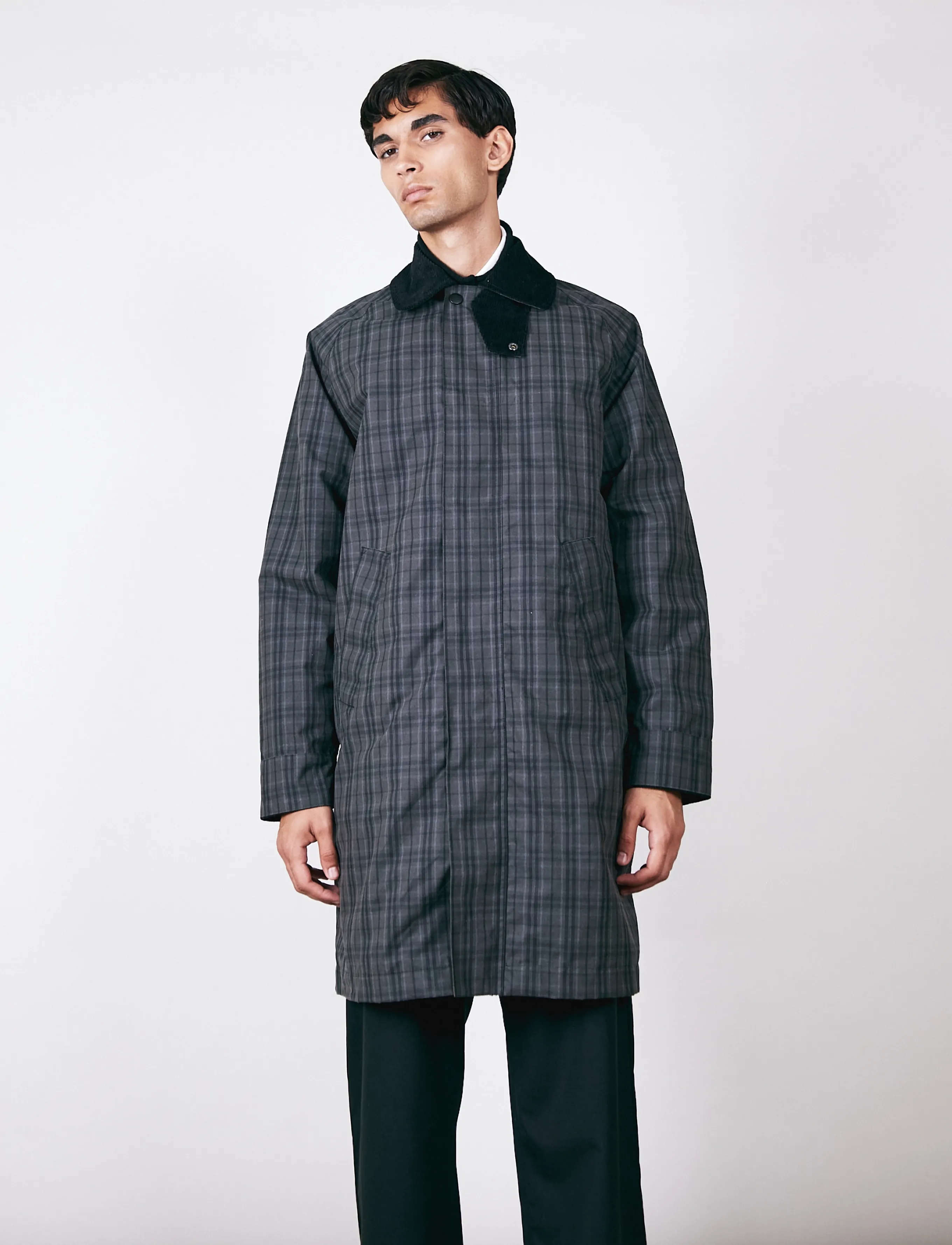 Brixtol Textiles Hayden - Brixtol Textiles - BLACK CHECK / black