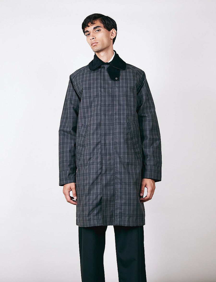 Brixtol Textiles - Hayden - black check - 0
