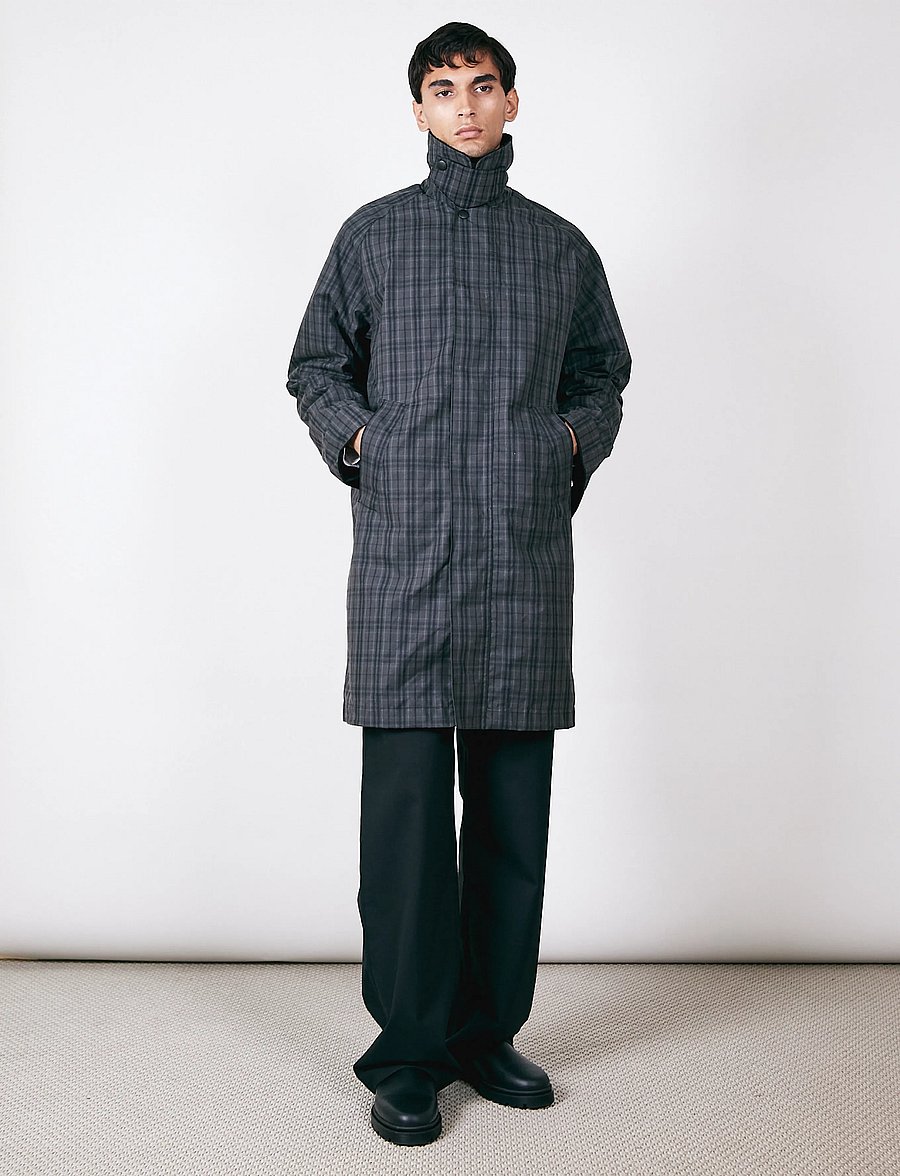 Brixtol Textiles - Hayden - black check - 2