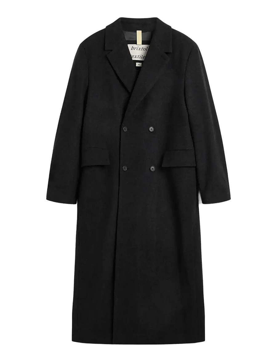 Brixtol Textiles - Hugo - black melange - 1