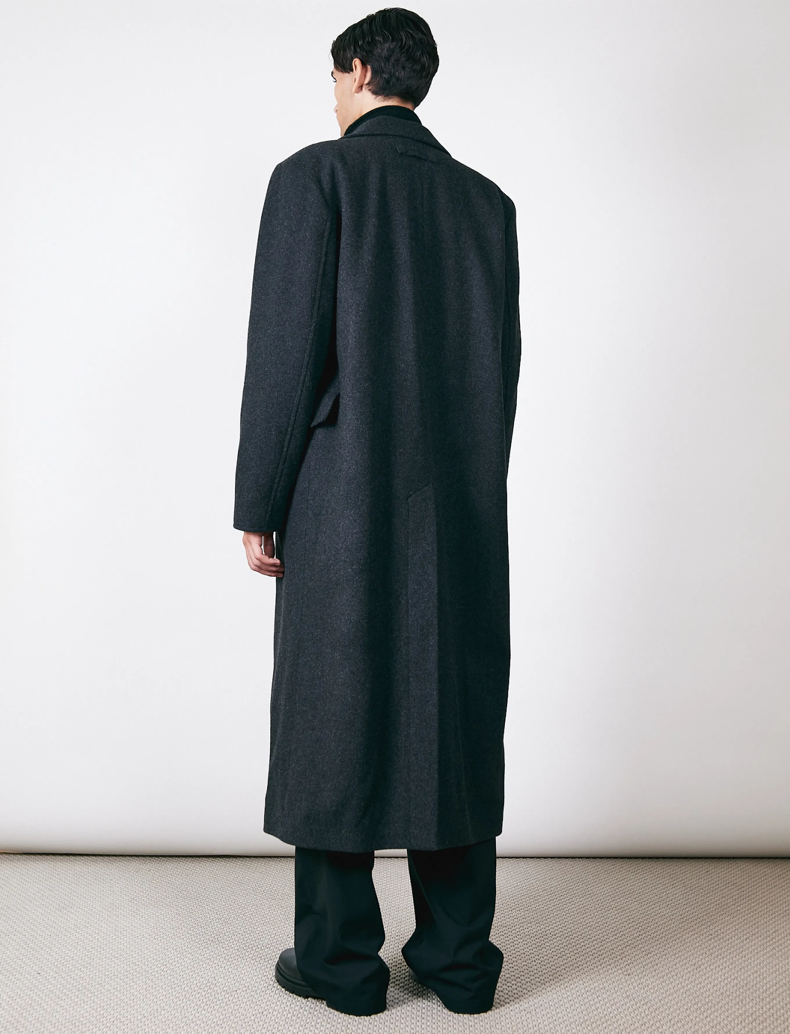 Brixtol Textiles - Hugo - black melange - 2