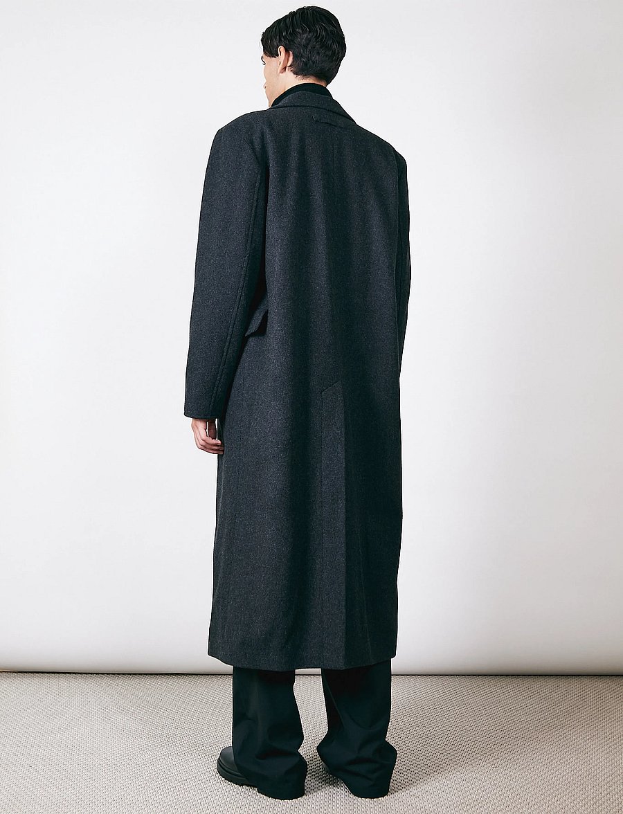 Brixtol Textiles - Hugo - black melange - 2