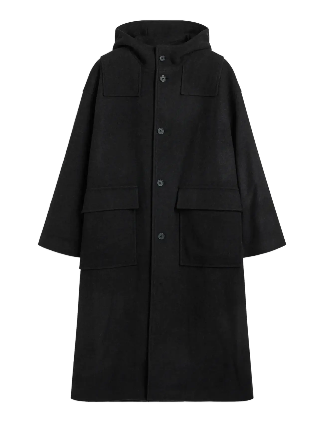 Brixtol Textiles - Lachlan - black melange - 1