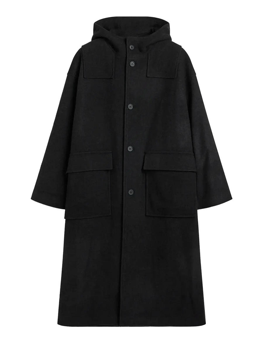 Brixtol Textiles - Lachlan - black melange - 1