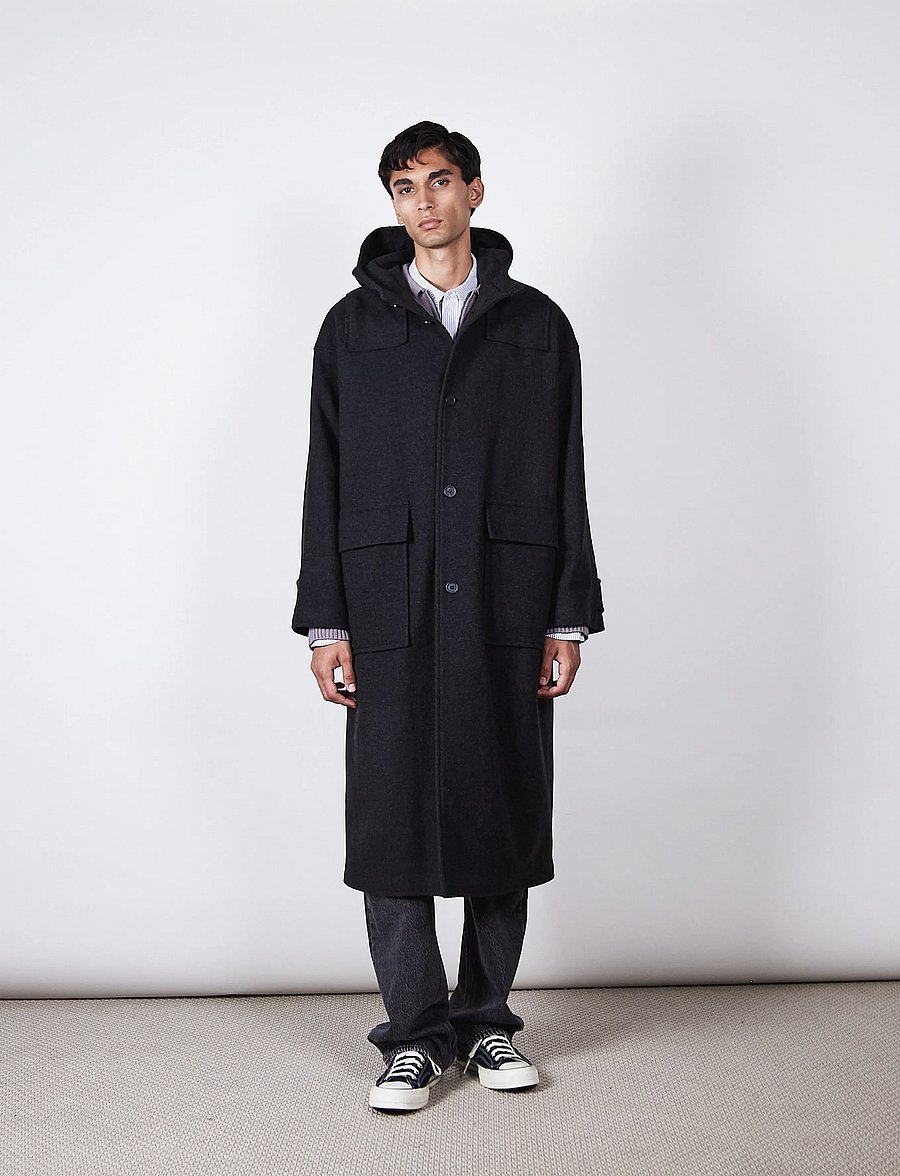 Brixtol Textiles - Lachlan - black melange - 0
