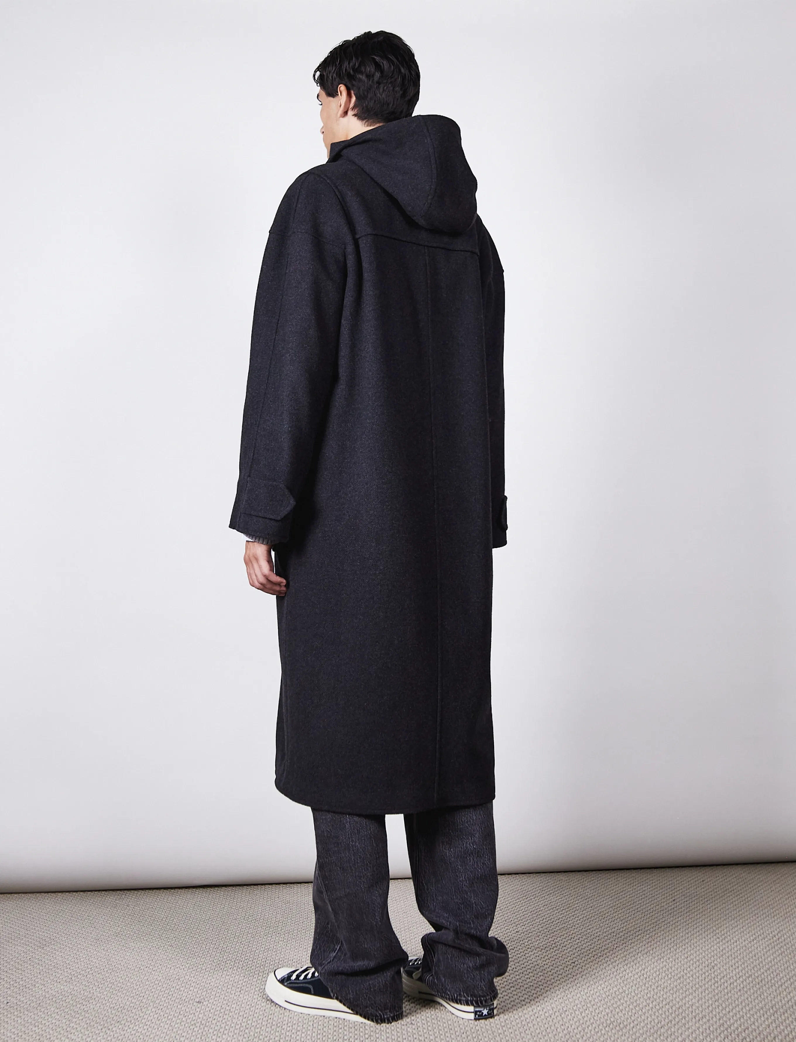 Brixtol Textiles - Lachlan - black melange - 2