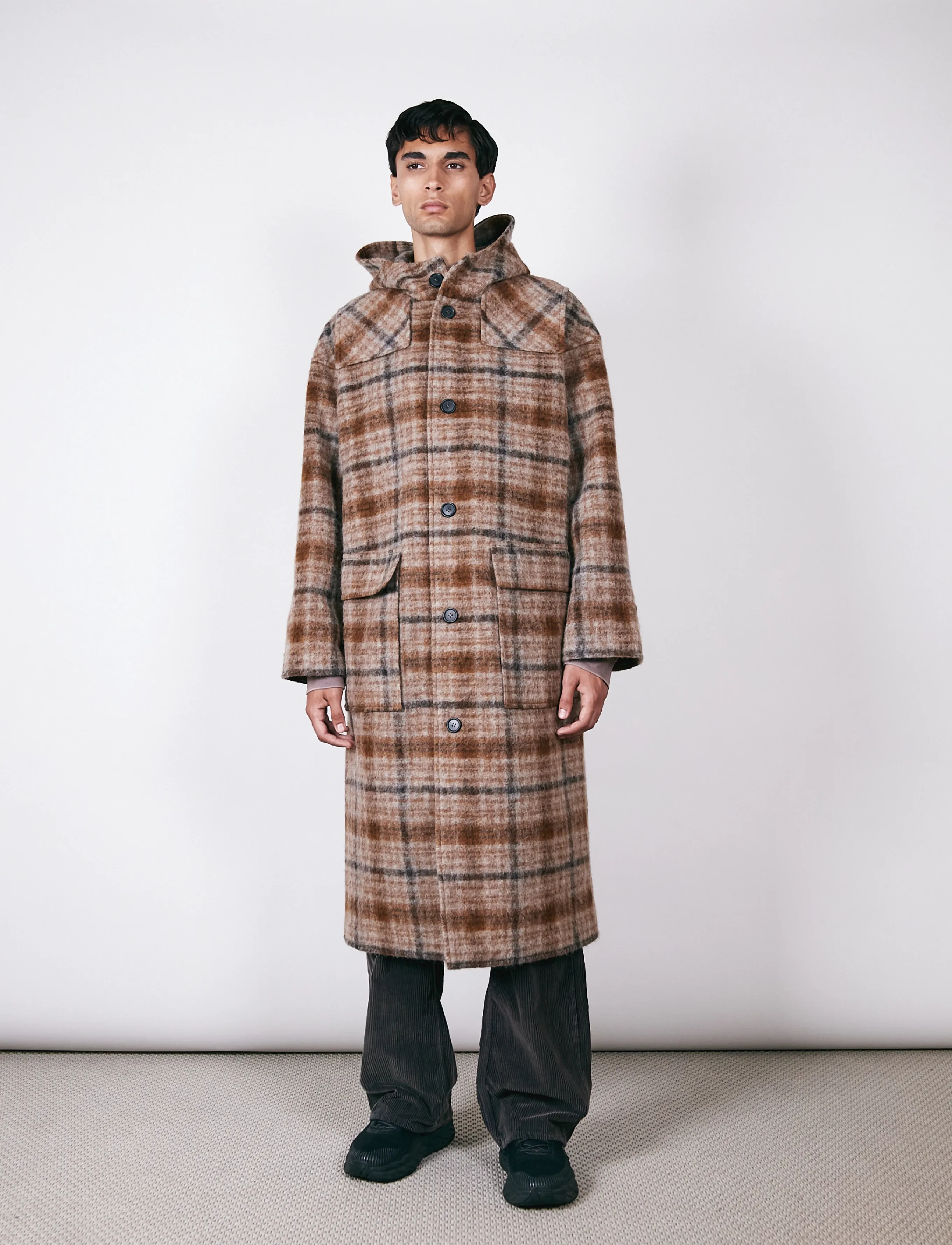 Brixtol Textiles Lachlan - Brixtol Textiles - BEIGE CHECK / brown