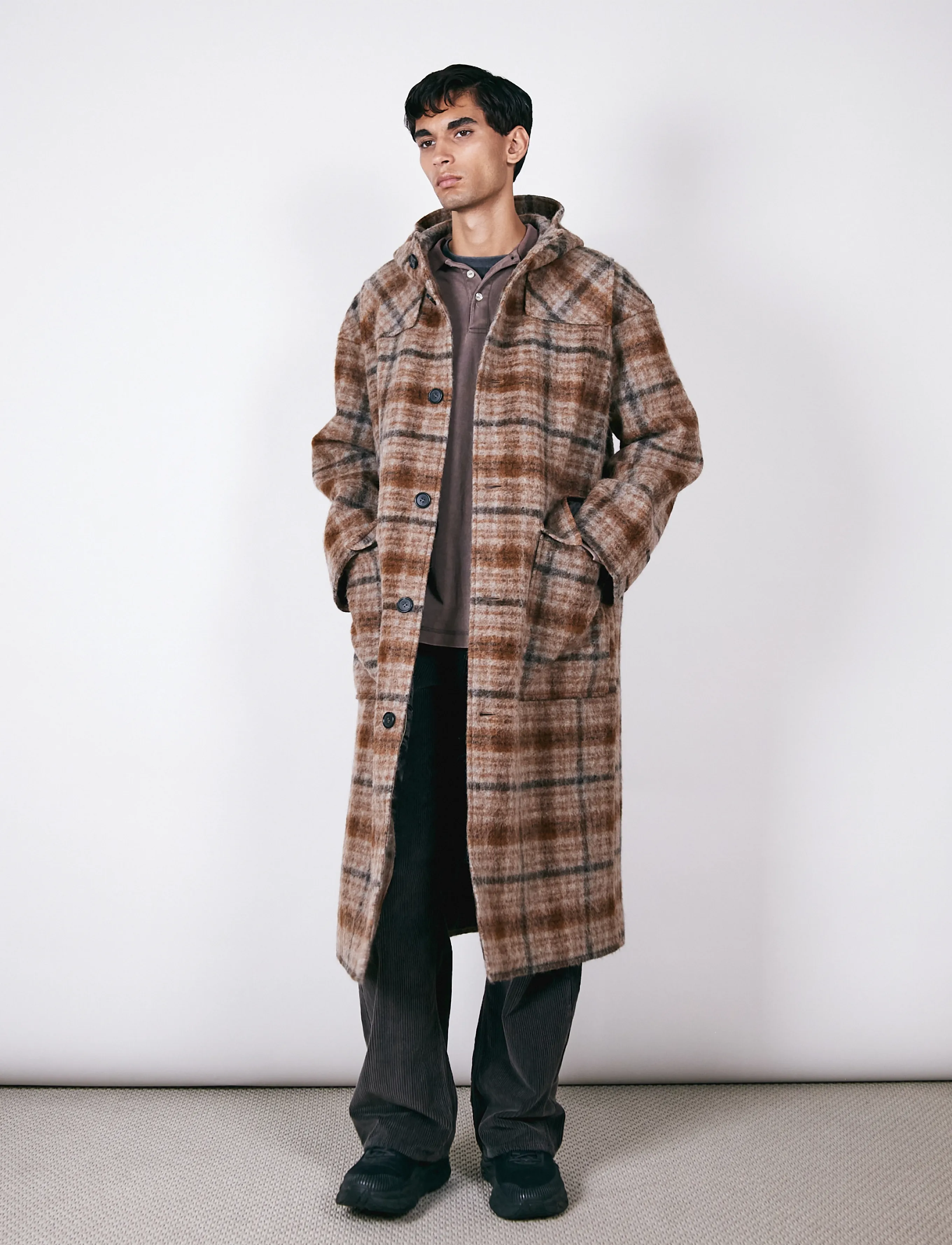 Brixtol Textiles - Lachlan - beige check - 2