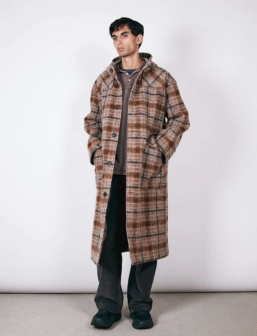 Brixtol Textiles - Lachlan - beige check - 2