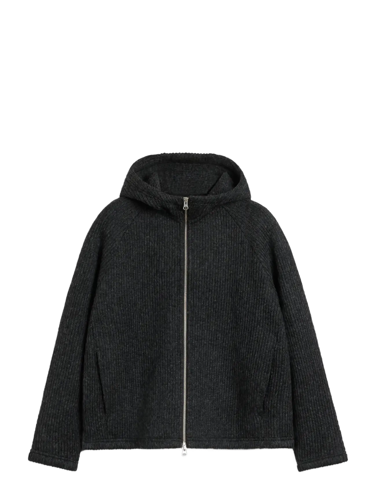 Brixtol Textiles - Seven Hoodie - black melange - 1