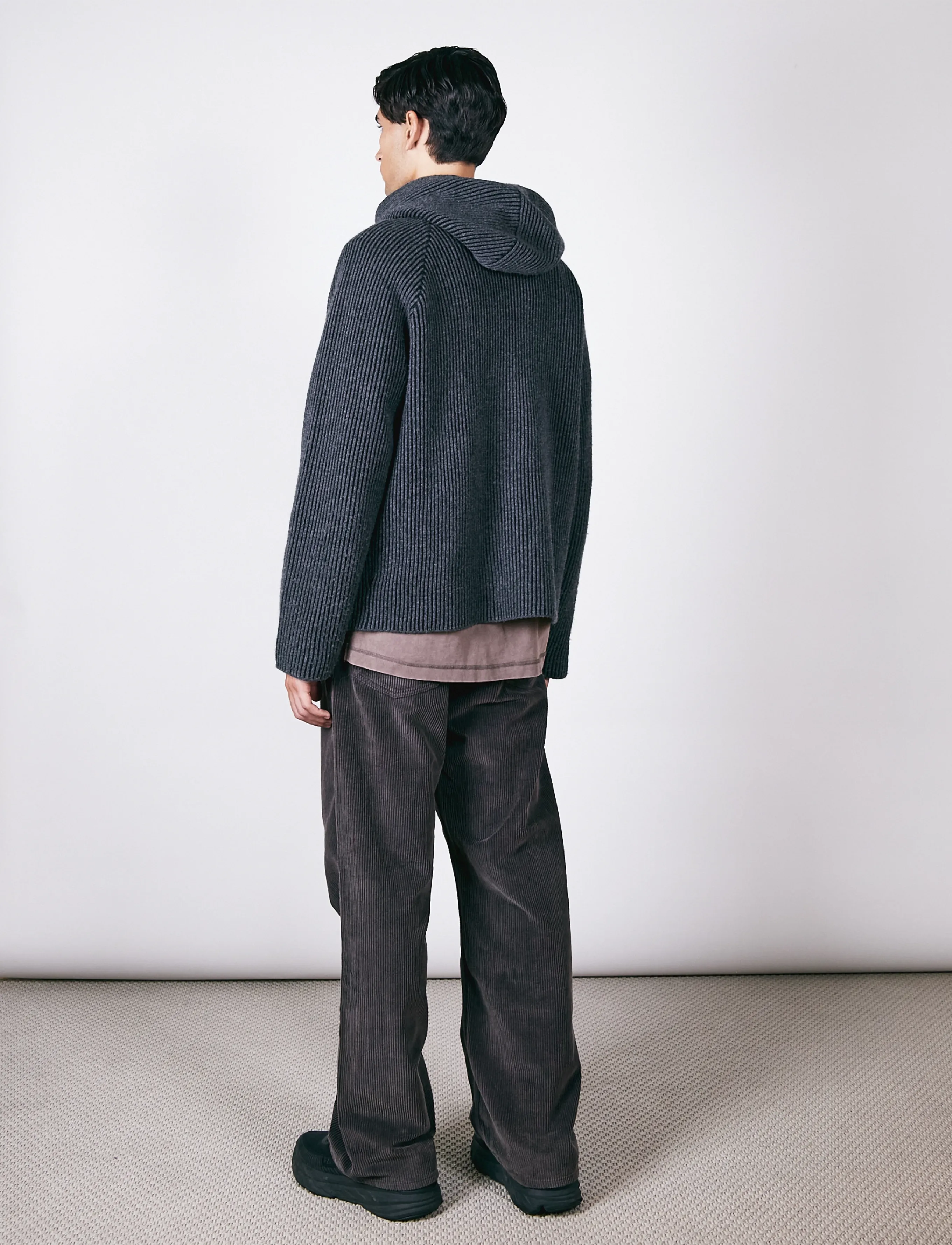 Brixtol Textiles - Seven Hoodie - black melange - 2