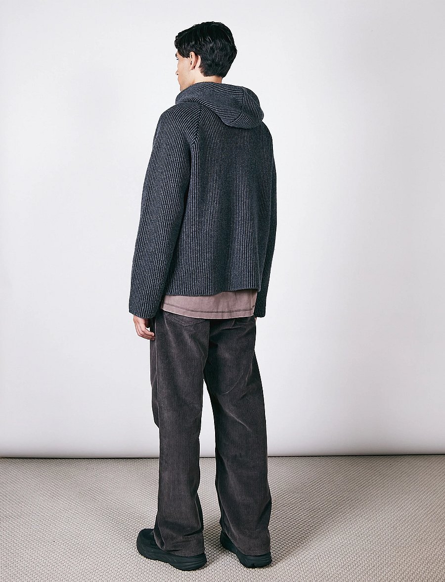 Brixtol Textiles - Seven Hoodie - black melange - 2