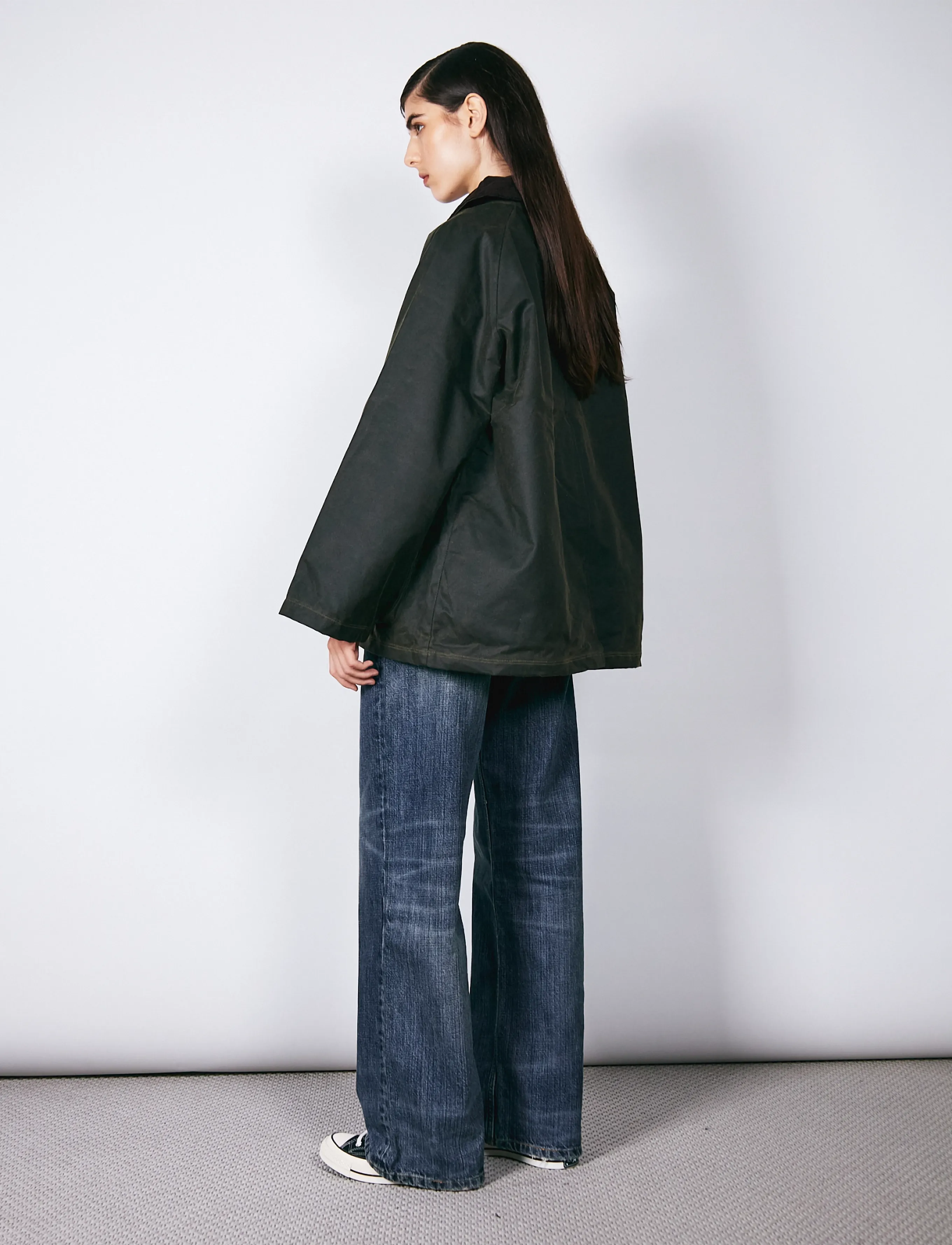 Brixtol Textiles - Davonna - utility jackets - olive - 2