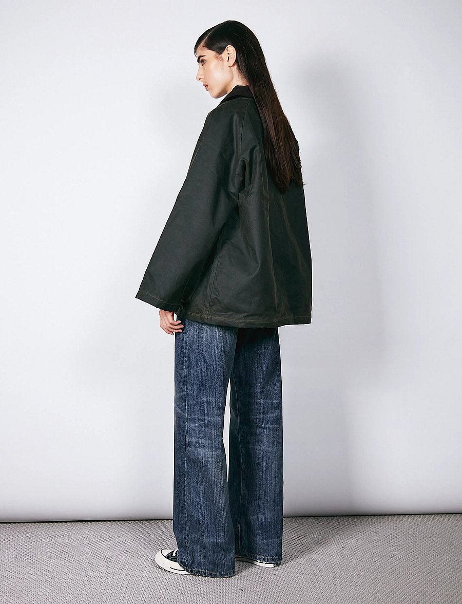 Brixtol Textiles - Davonna - utility jackets - olive - 2