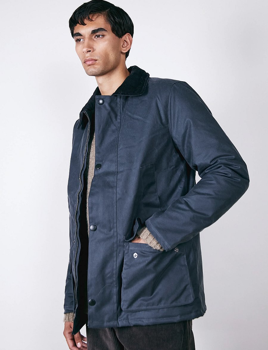 Brixtol Textiles - Curtis - daunenjacken - blue grey - 0