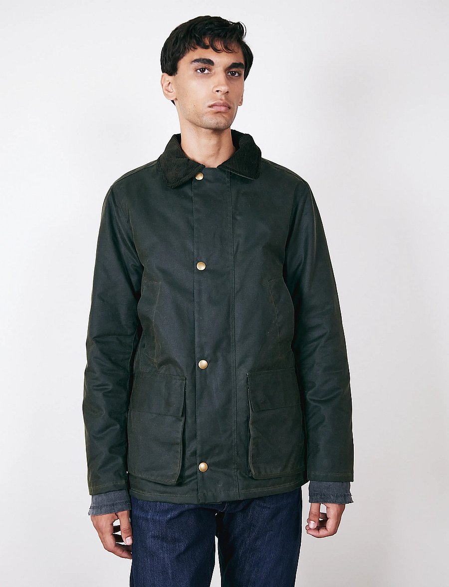 Brixtol Textiles - Curtis - down jackets - olive - 0