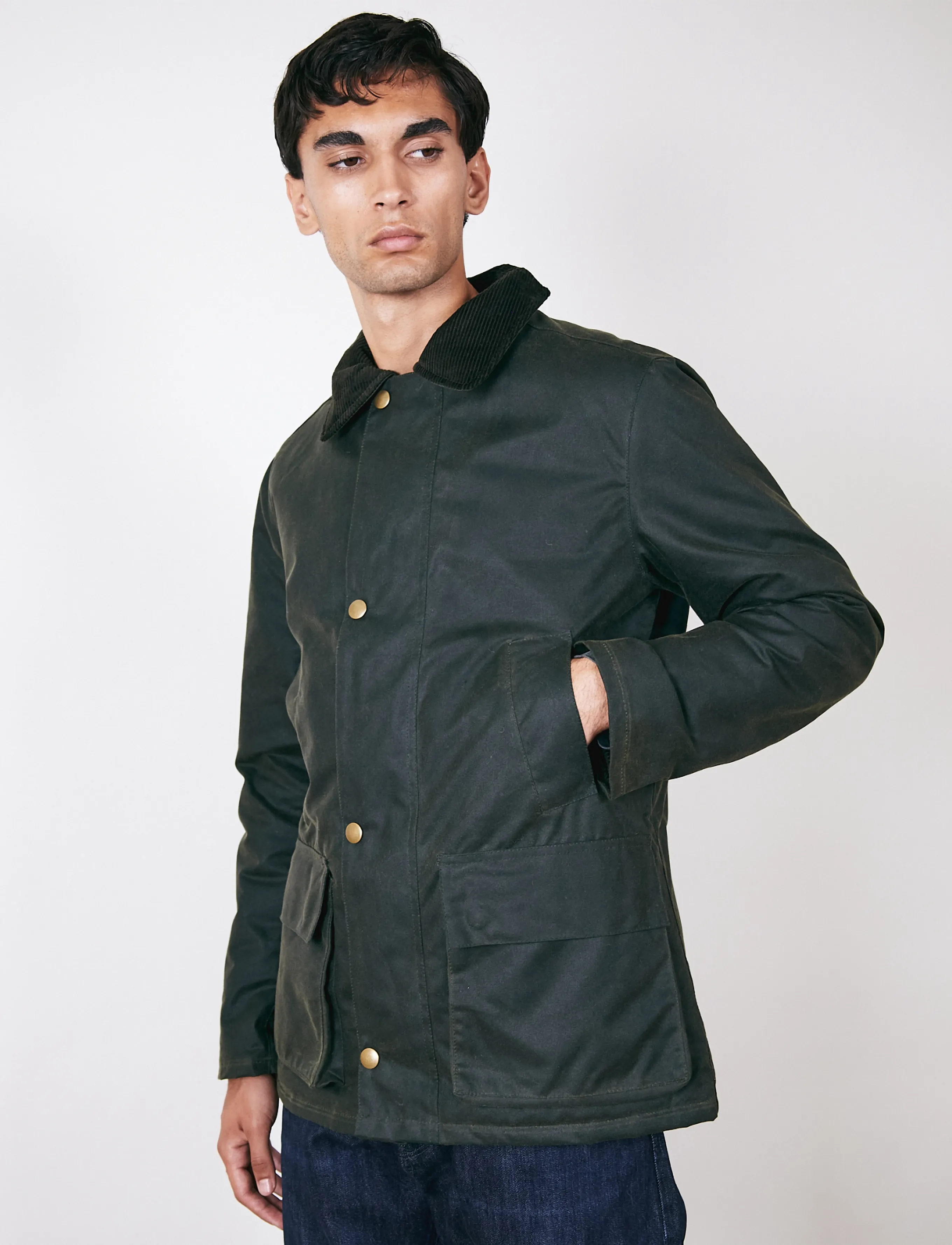 Brixtol Textiles - Curtis - down jackets - olive - 3