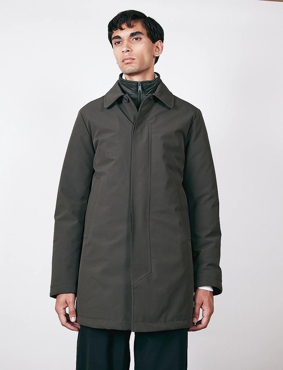 Brixtol Textiles - Duncan - hybrid jackets - olive - 0