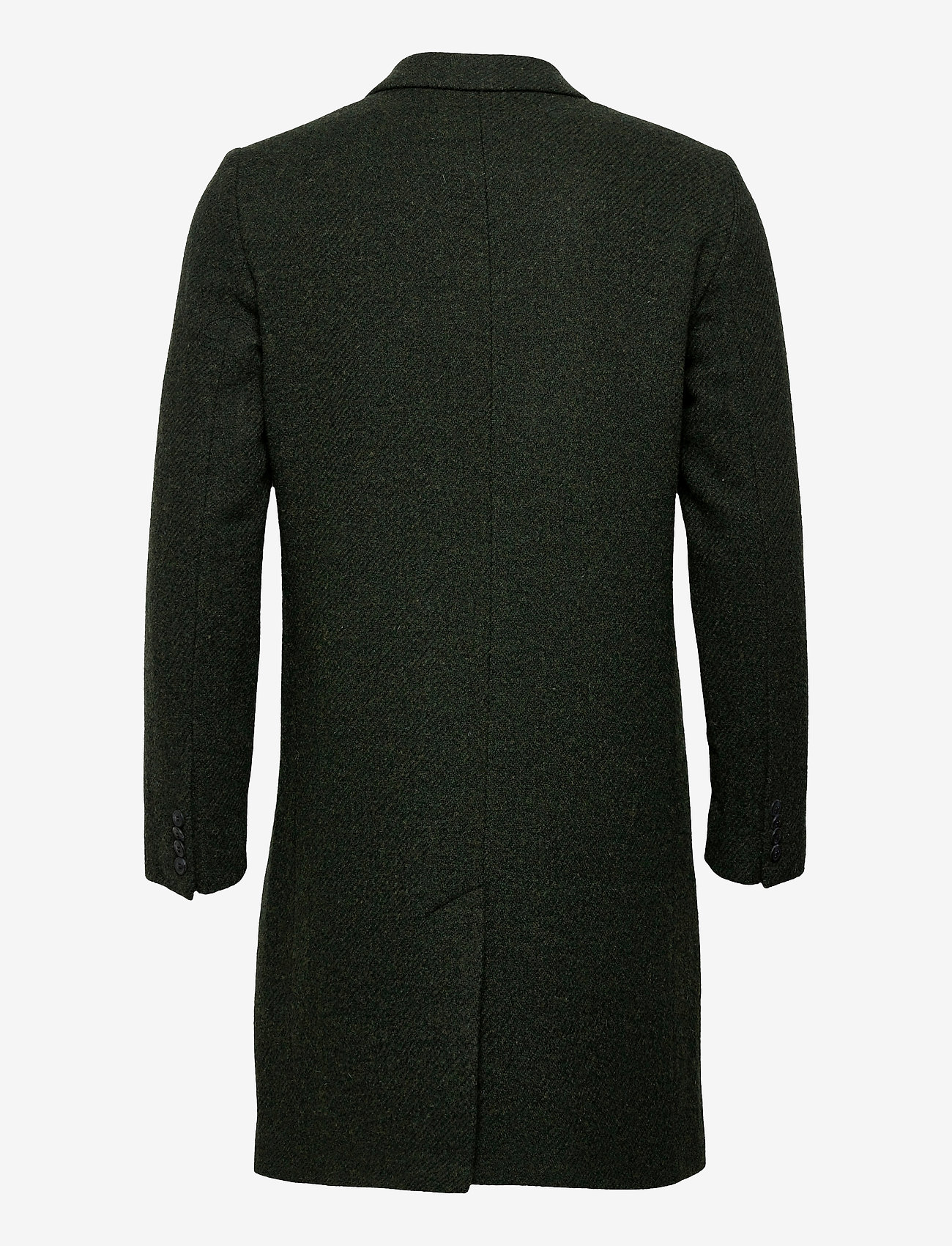 Brixtol Textiles - Ian - manteaux de laine - olive - 2