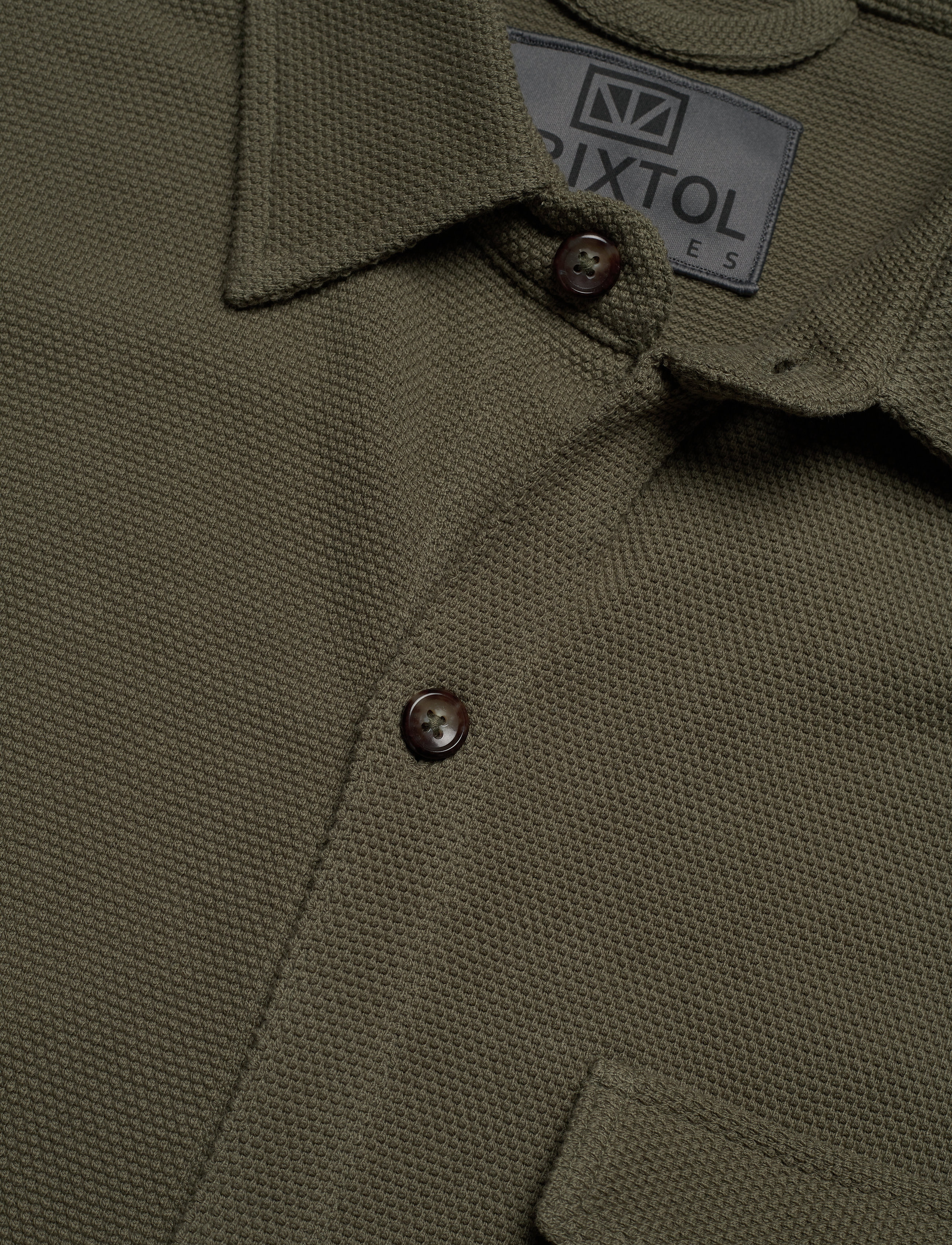 Brixtol Textiles - Frank Piquet - light olive - 2