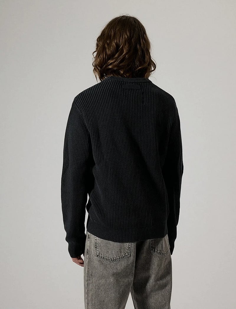 Brixtol Textiles - Dorper - okrągły dekolt - dark navy - 2