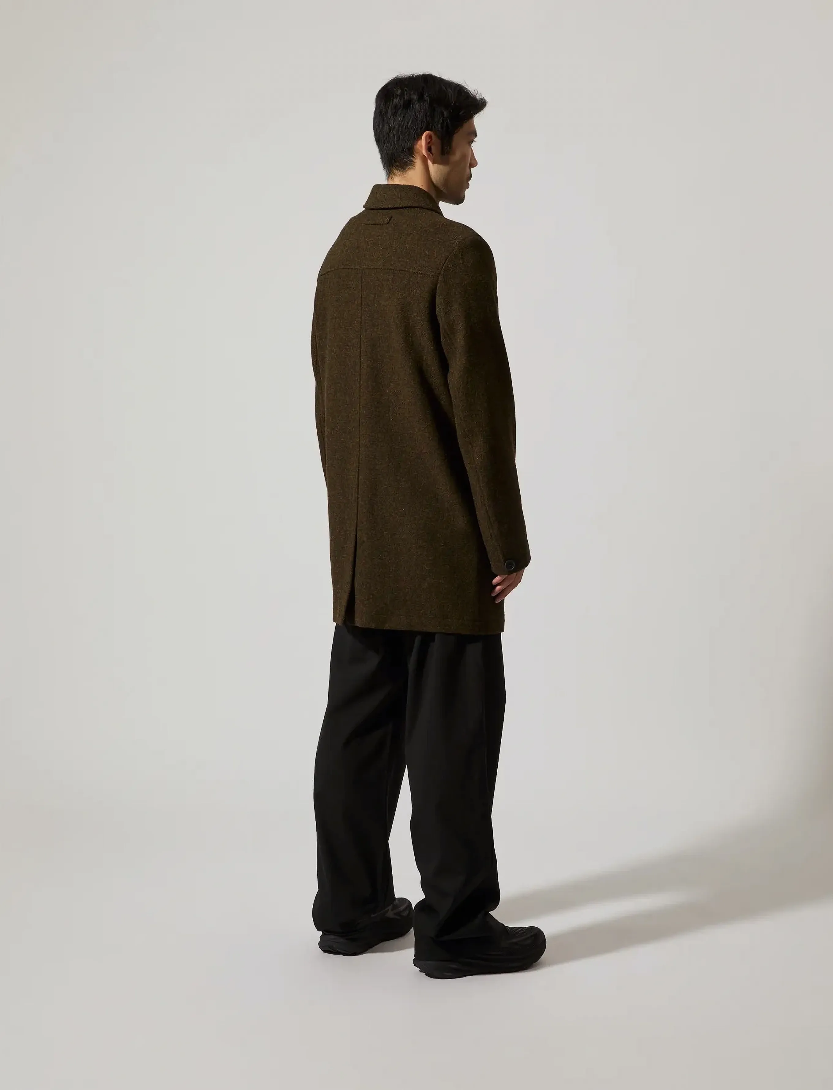 Brixtol Textiles - T-Coat Wool - mäntel - brown - 3